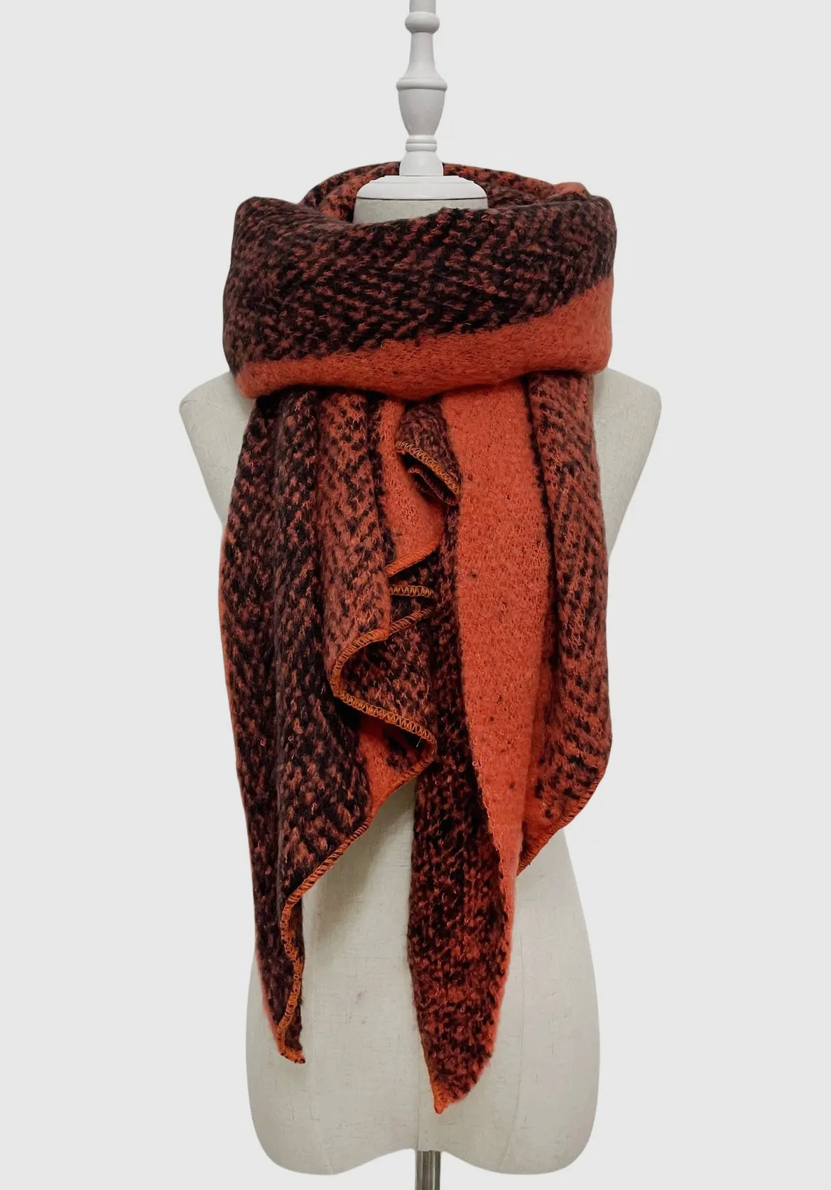 Orange & Black Scarf