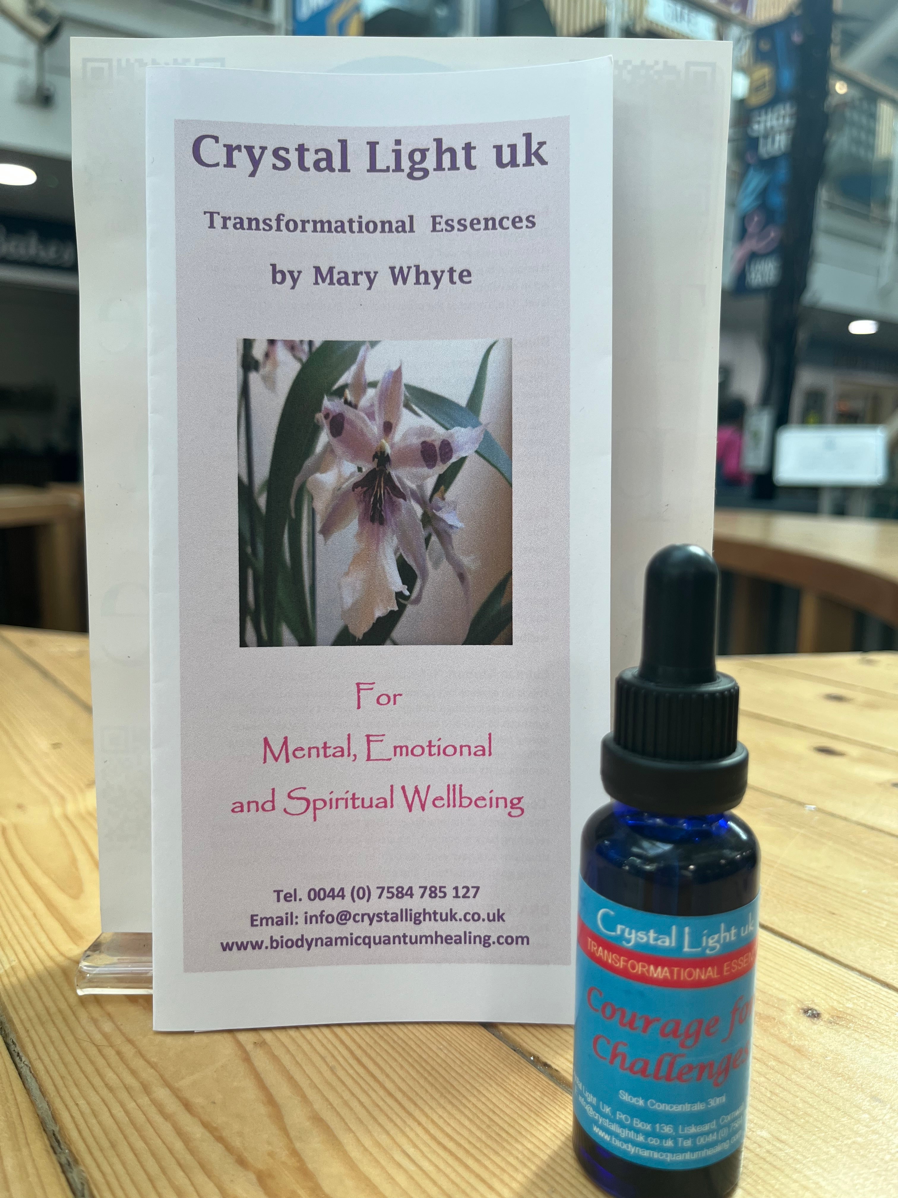 Crystal Light uk - Courage for Challenges - Transformational Essence 30ml