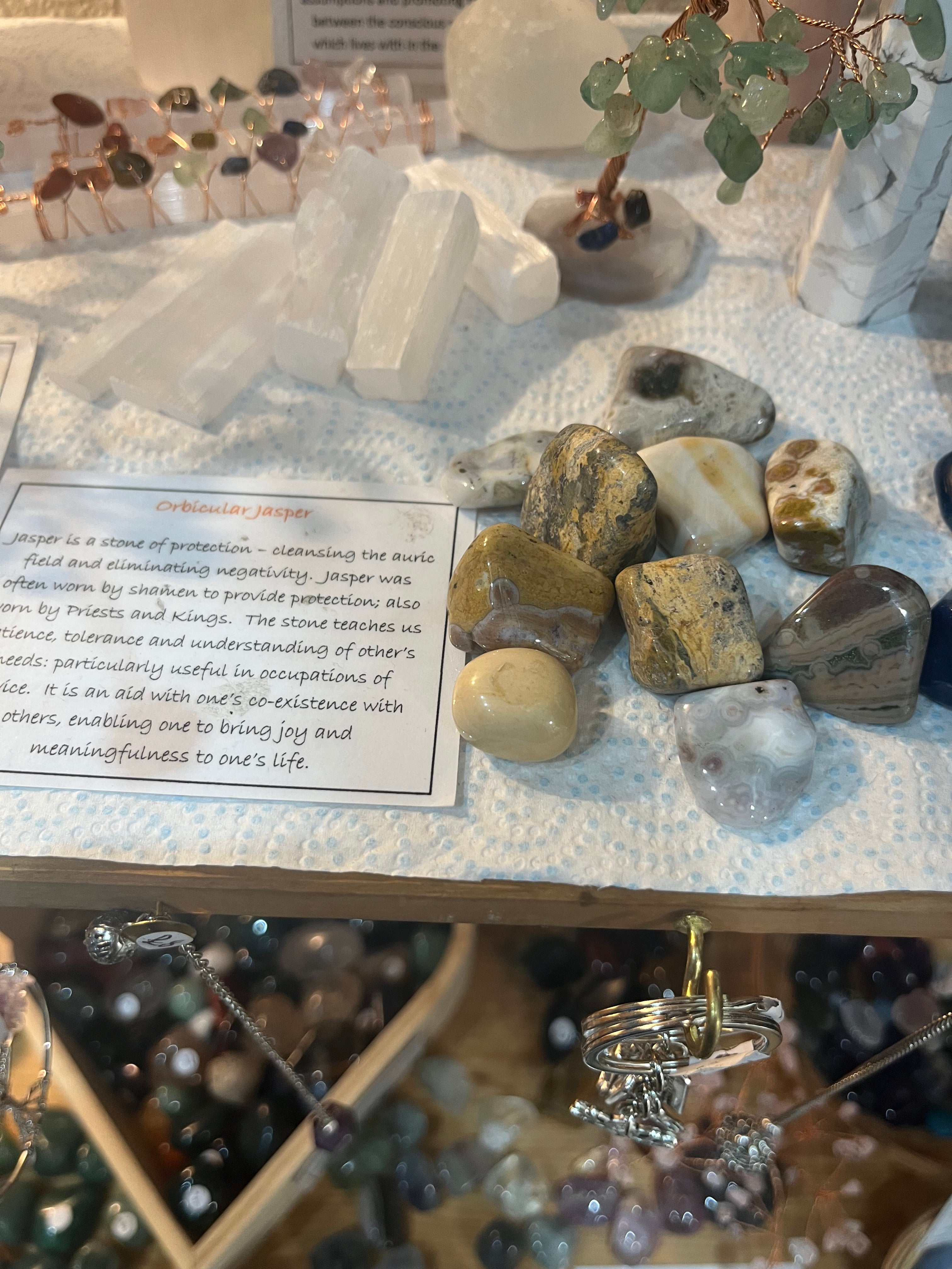 Obicular Jasper Tumbled stones