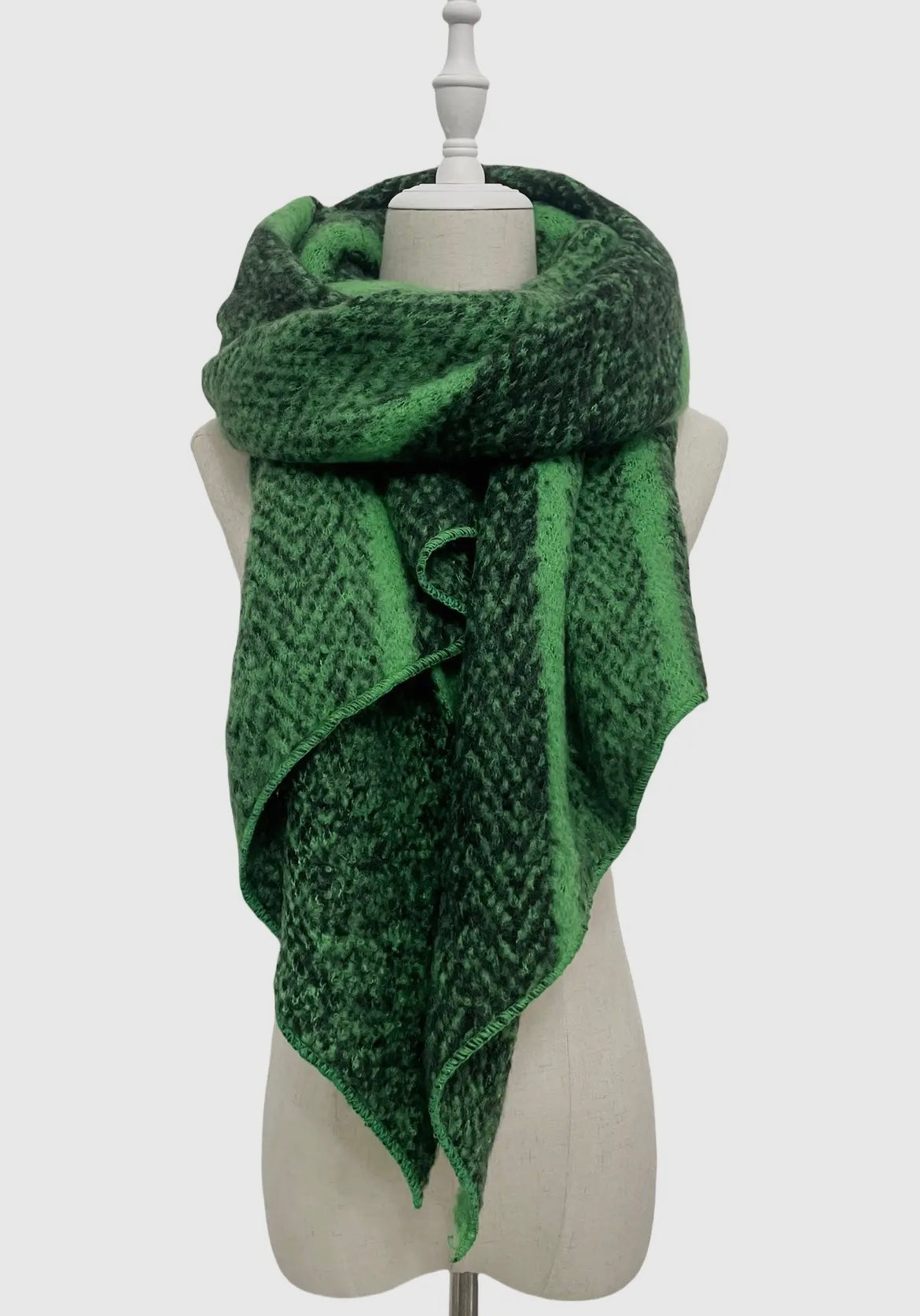 Green & Black Scarf