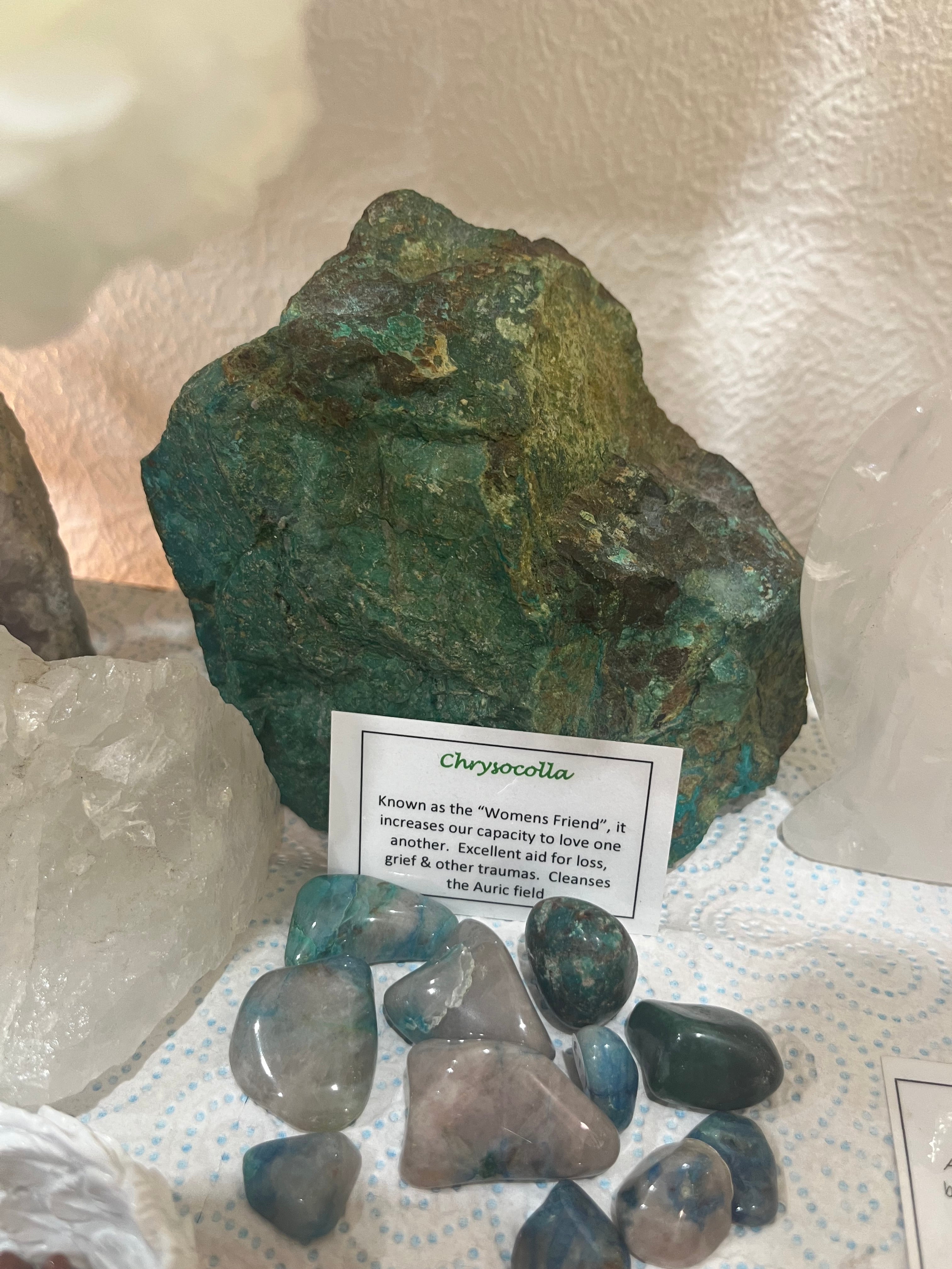 Large Natural Chrysocolla