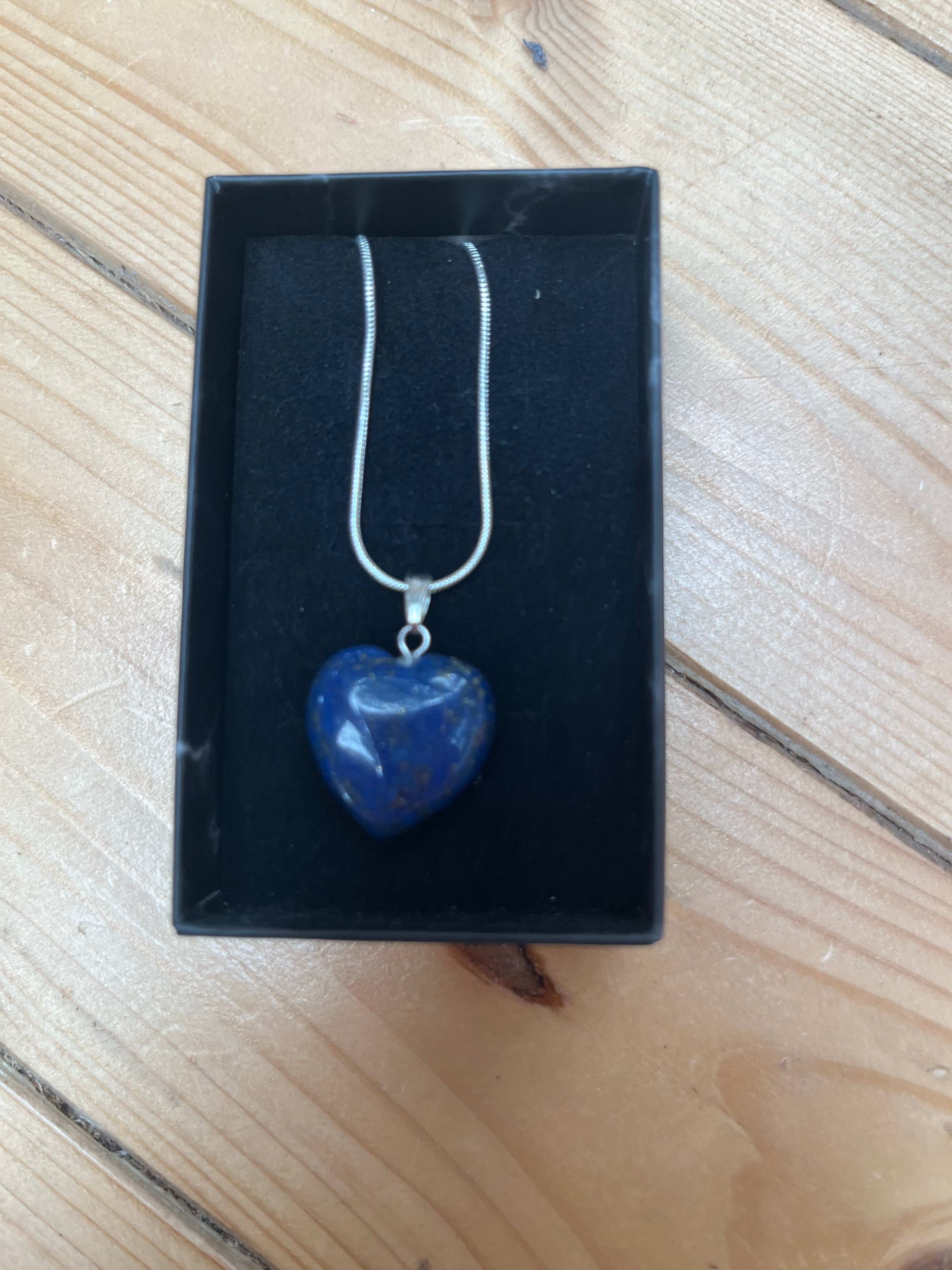 Lapis Lazuli Heart Pendant