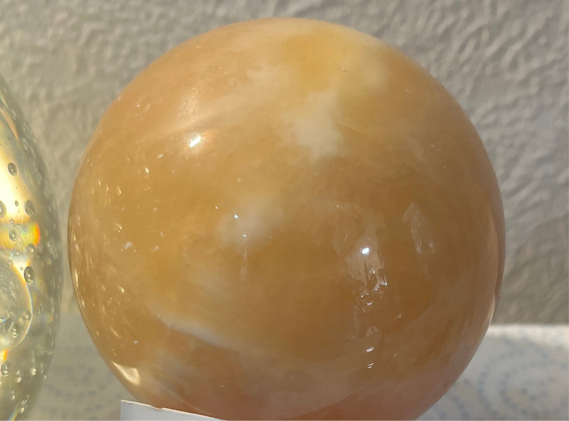 Orange Calcite Sphere