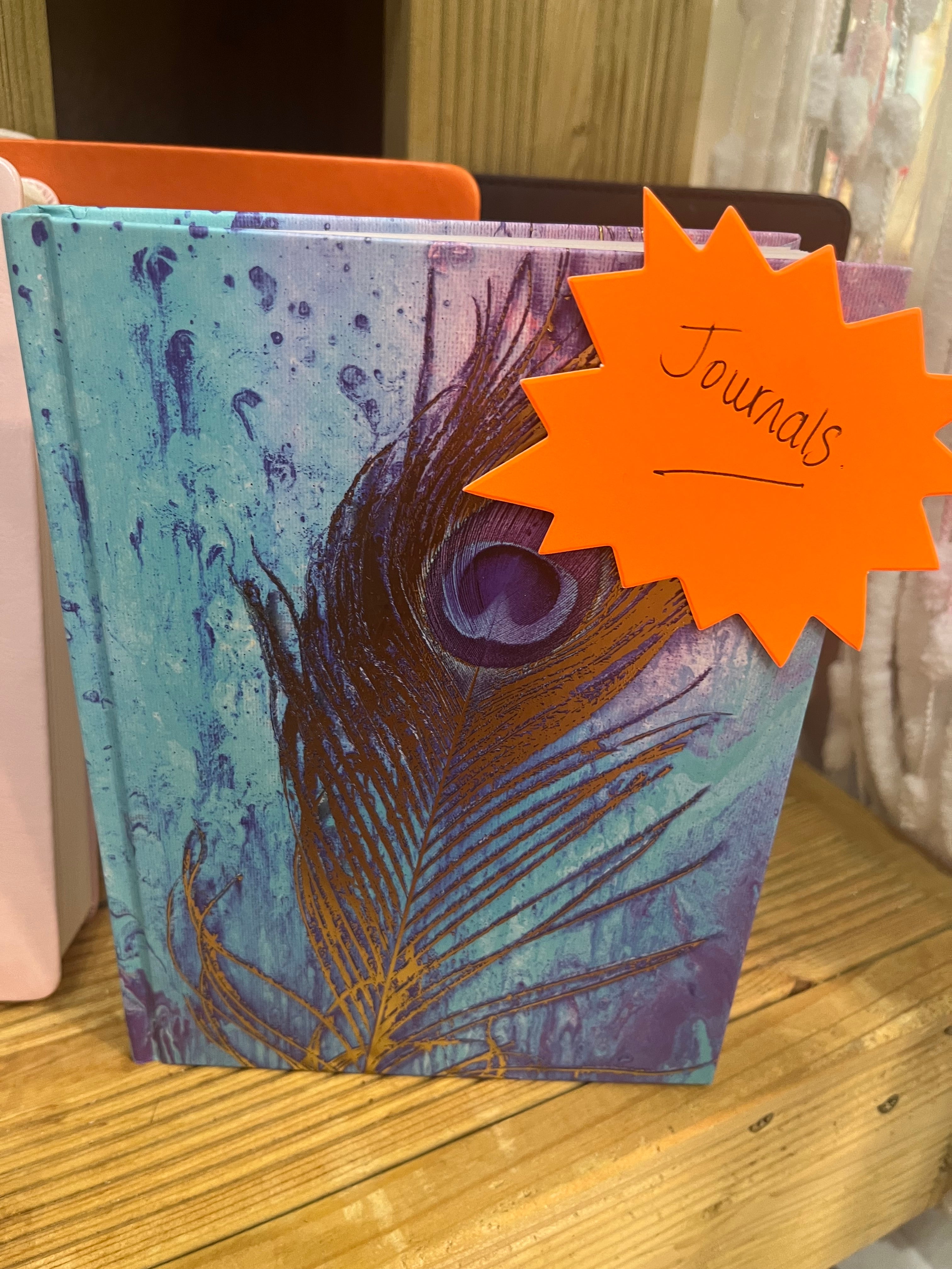 Peacock Feather Journal