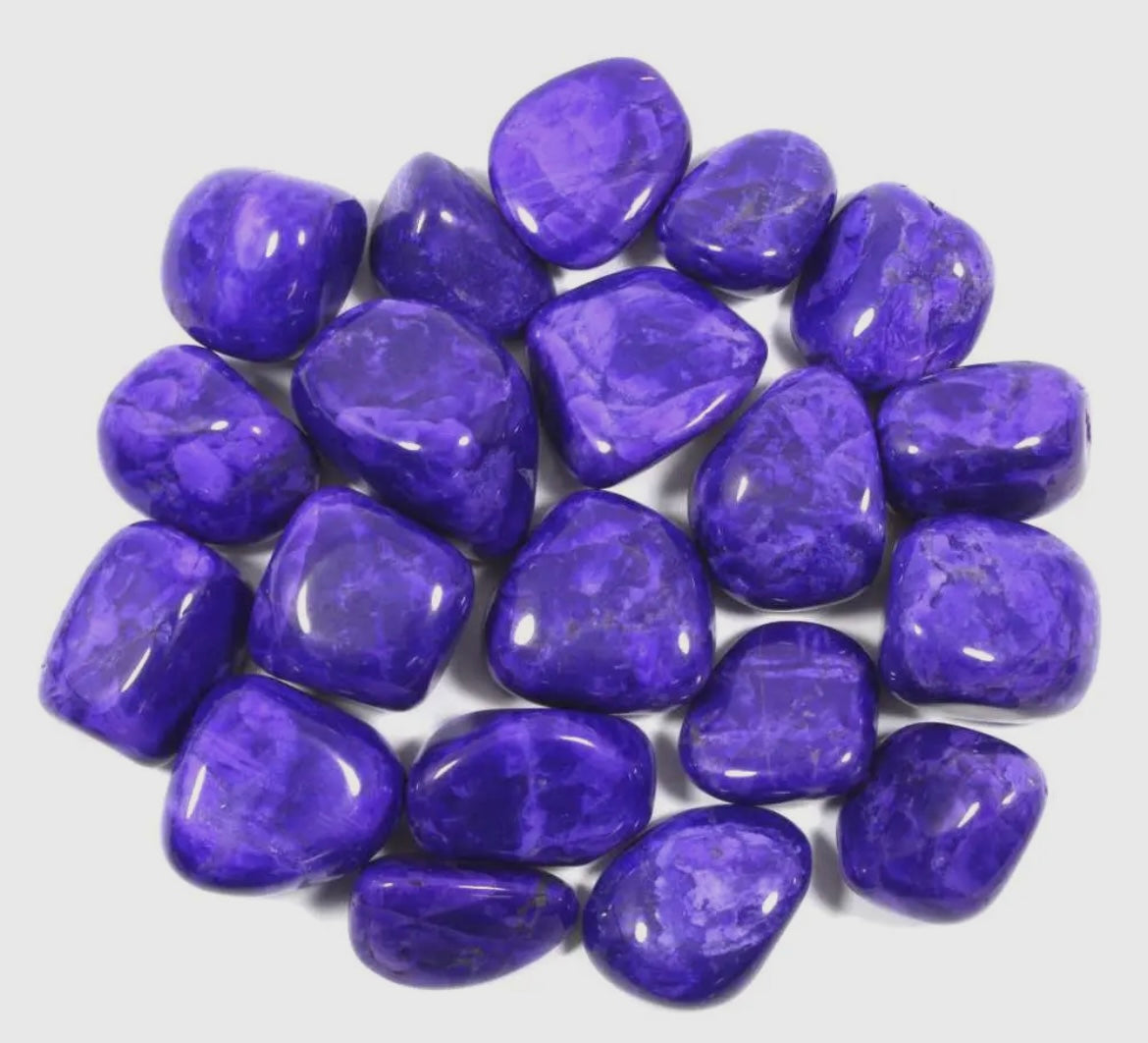 Purple Howlite Tumble Stones