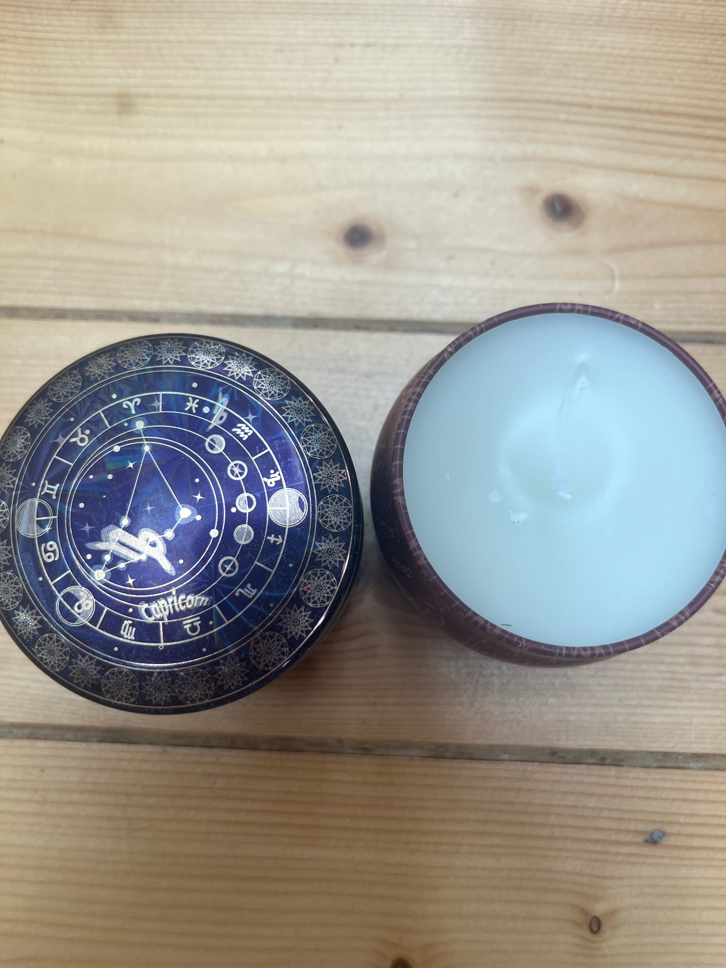 Capricorn - Healing Crystal Candle