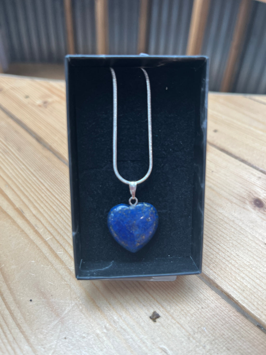 Lapis Lazuli Heart Pendant