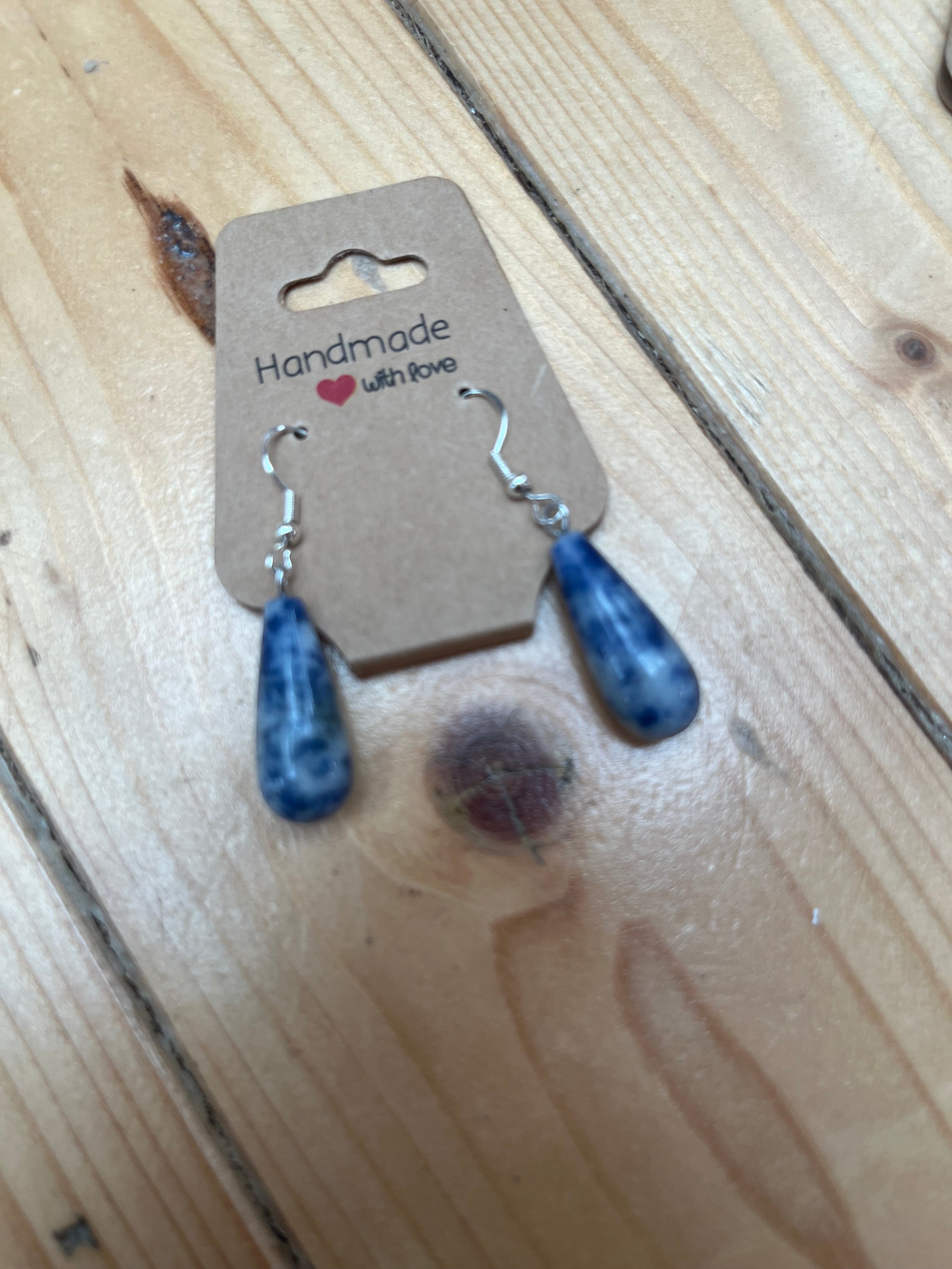 Sodalite Drop Earrings