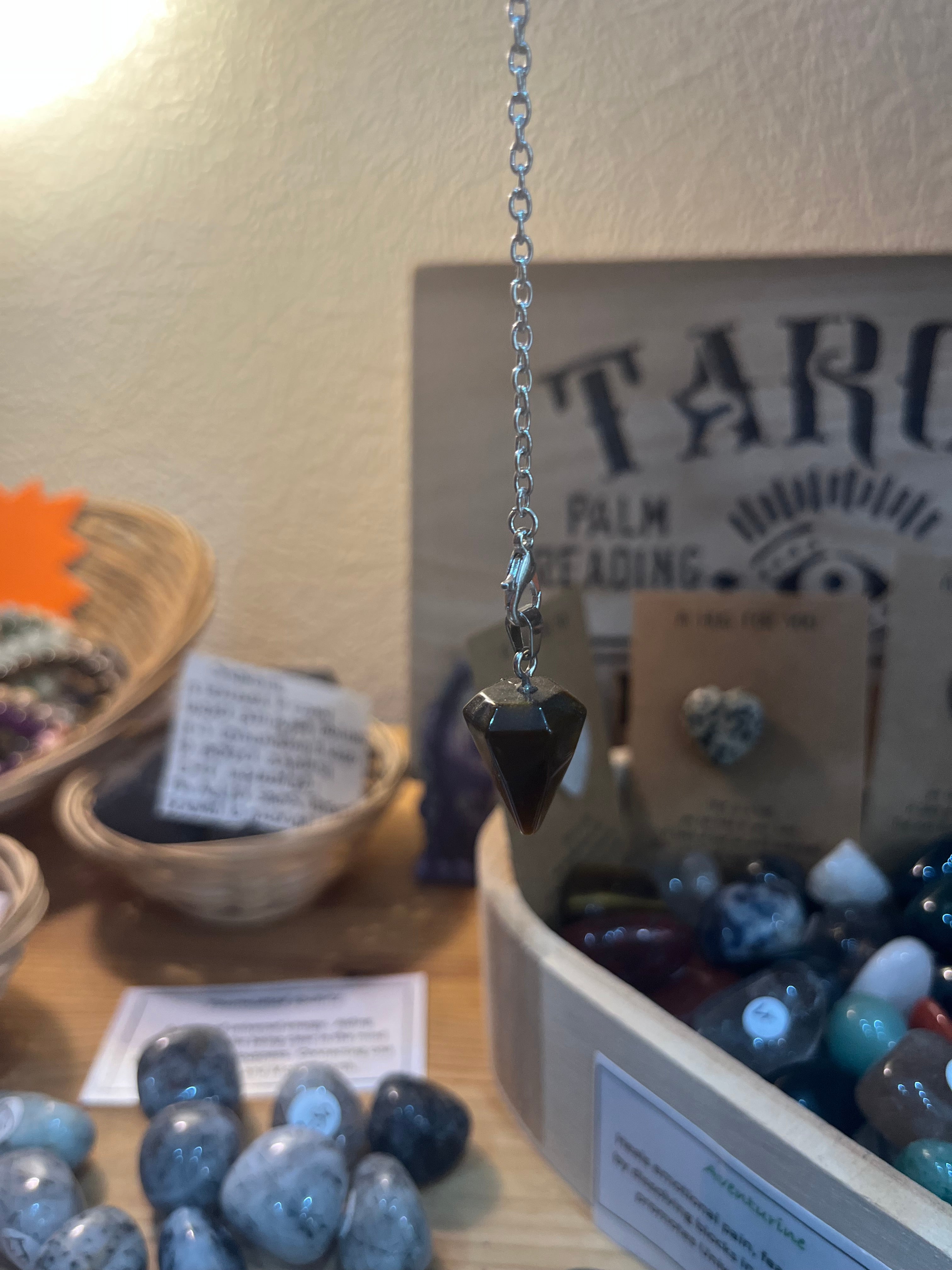 Small Black Tourmaline Pendulum
