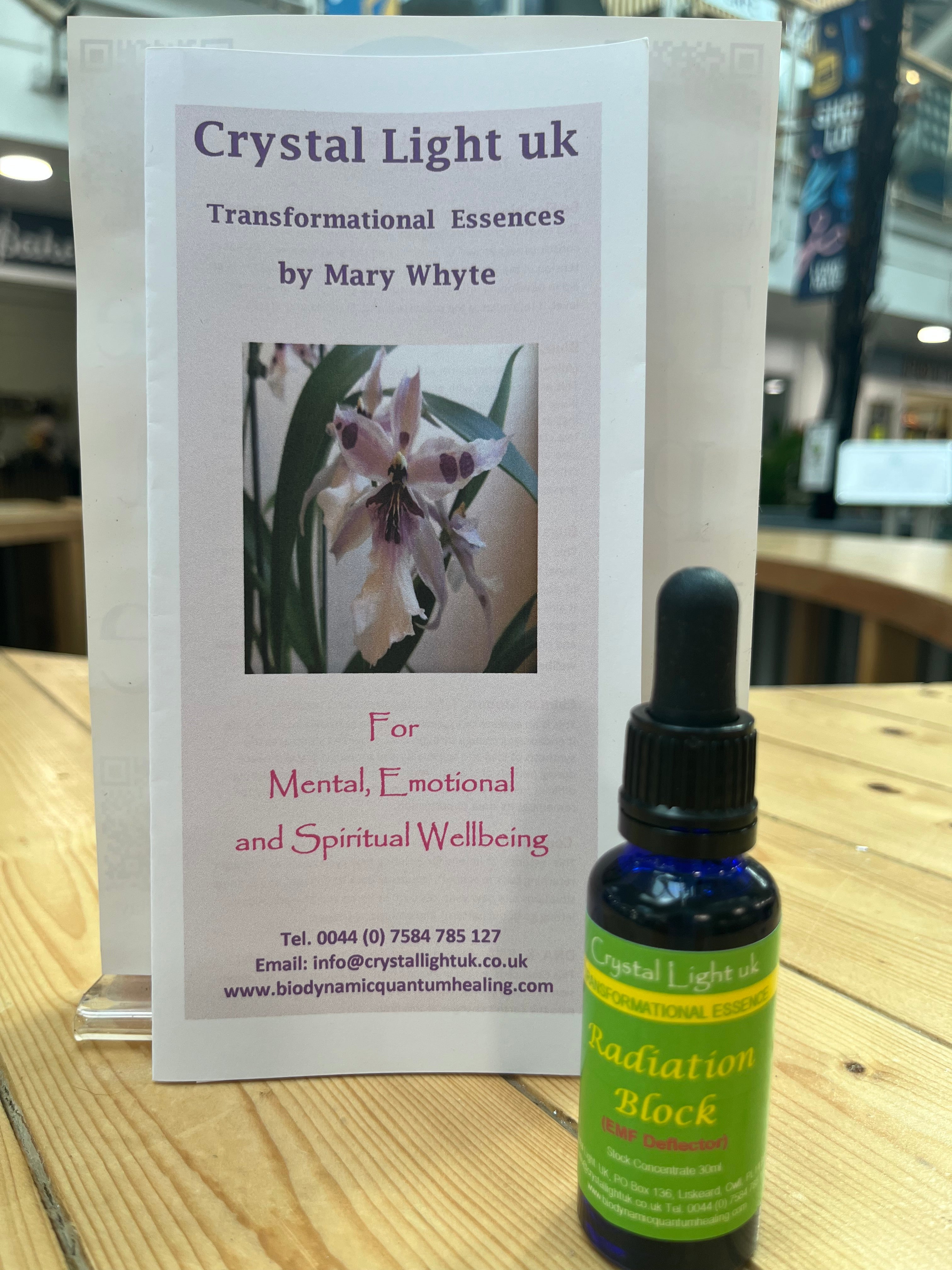 Crystal Light uk - Radiation Block - Transformational Essence 30ml