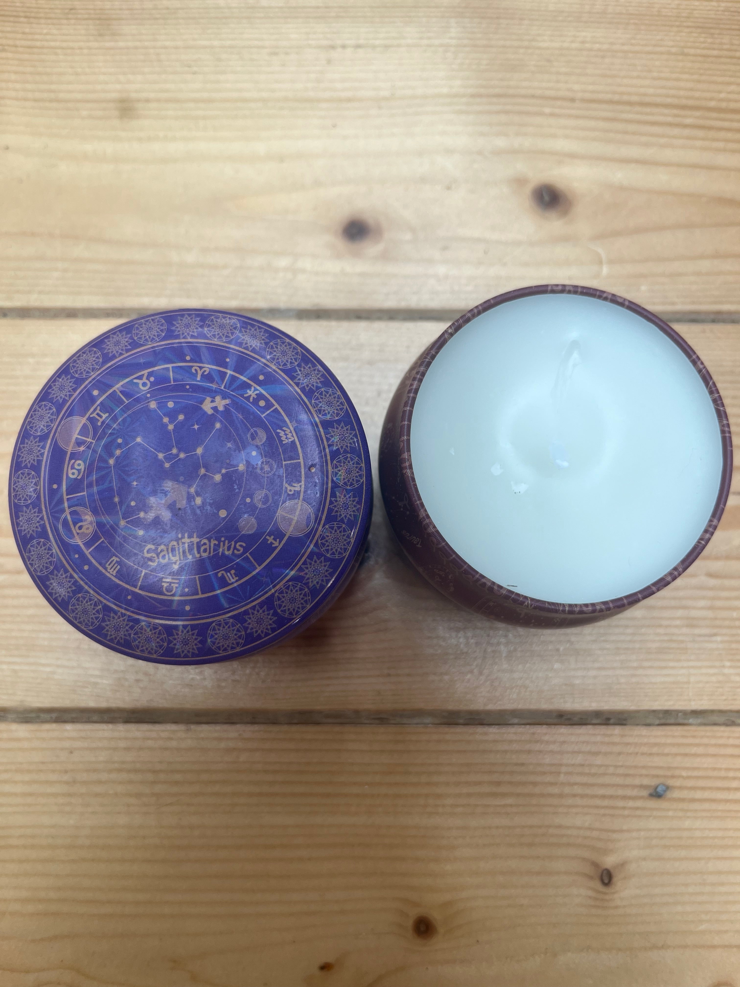 Sagittarius - Healing Crystal Candle