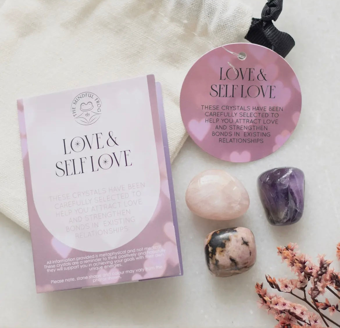 Love & Self Love Crystal Healing Set