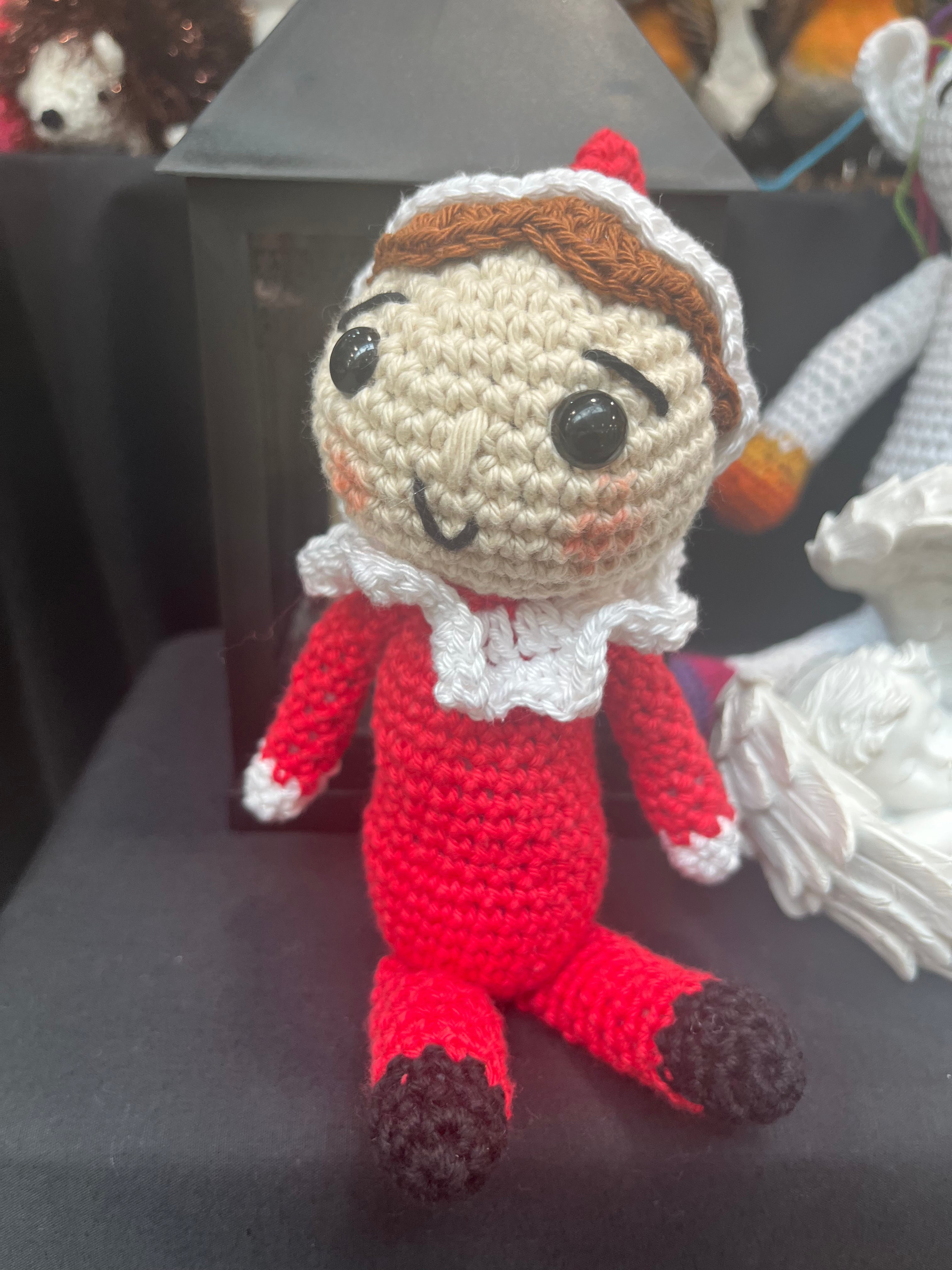 Red Elf on the Shelf