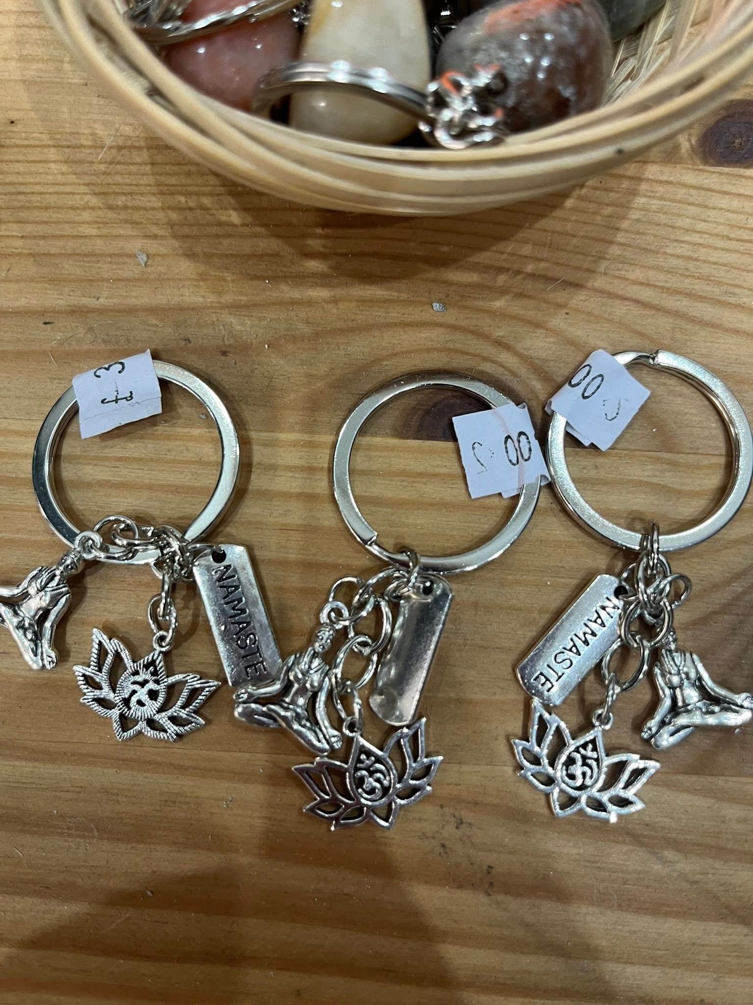 Namaste Keyrings