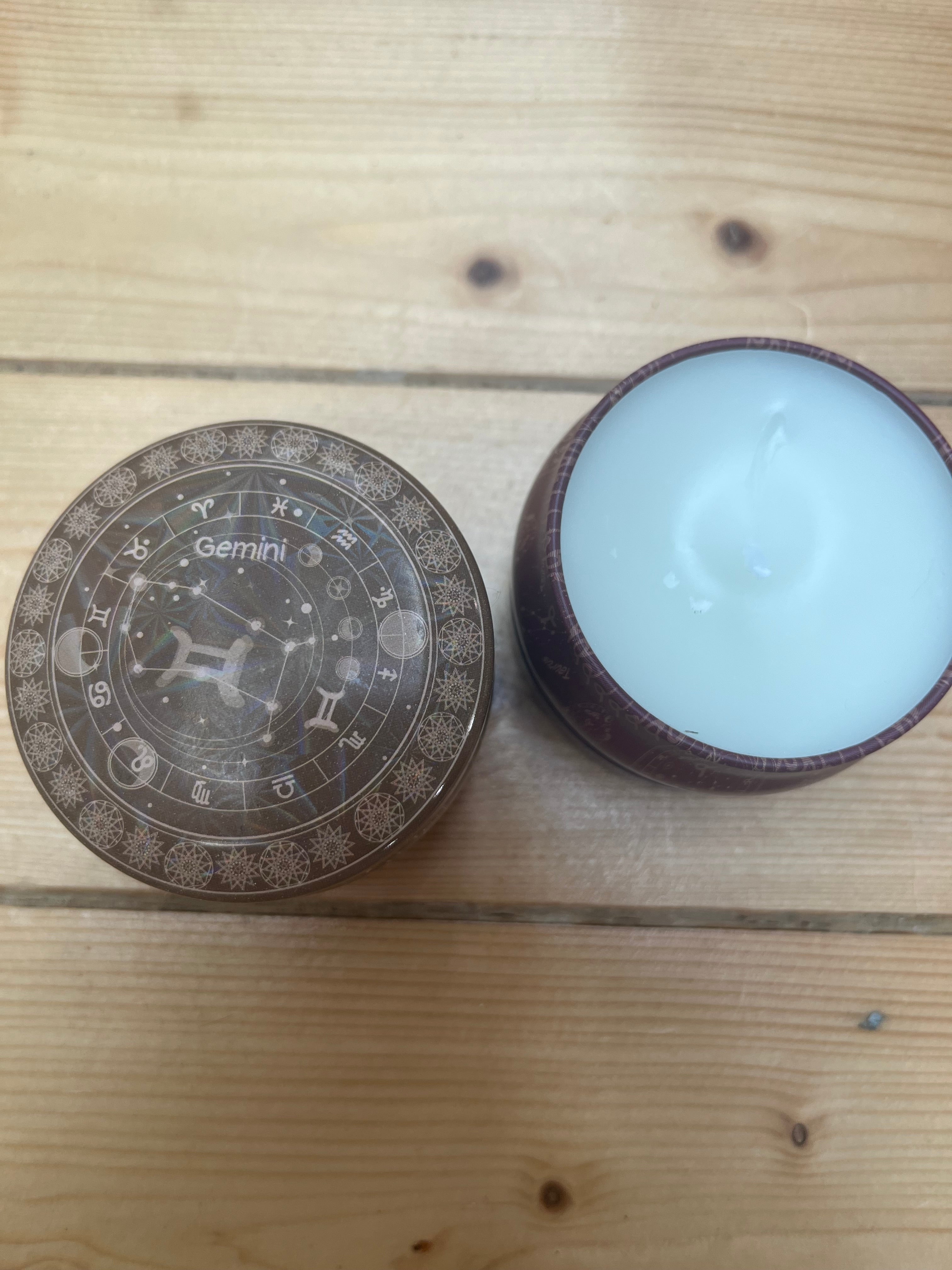 Gemini - Healing Crystal Candle