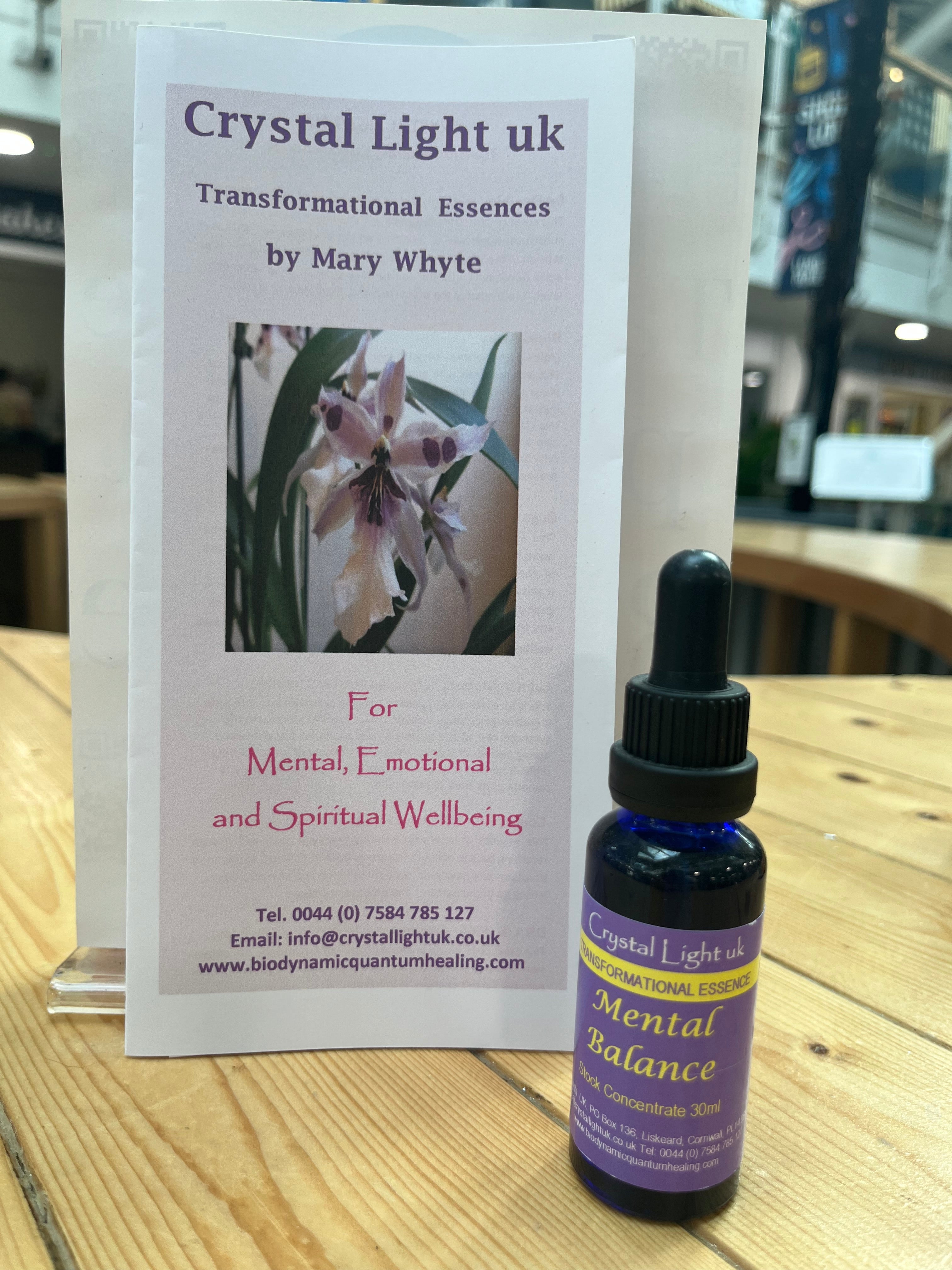 Crystal Light uk - Mental Balance - Transformational Essence 30ml
