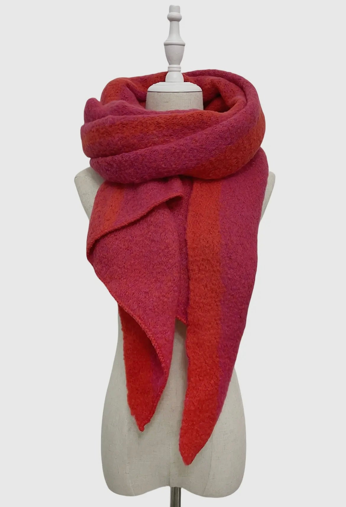 Pink & Red Scarf