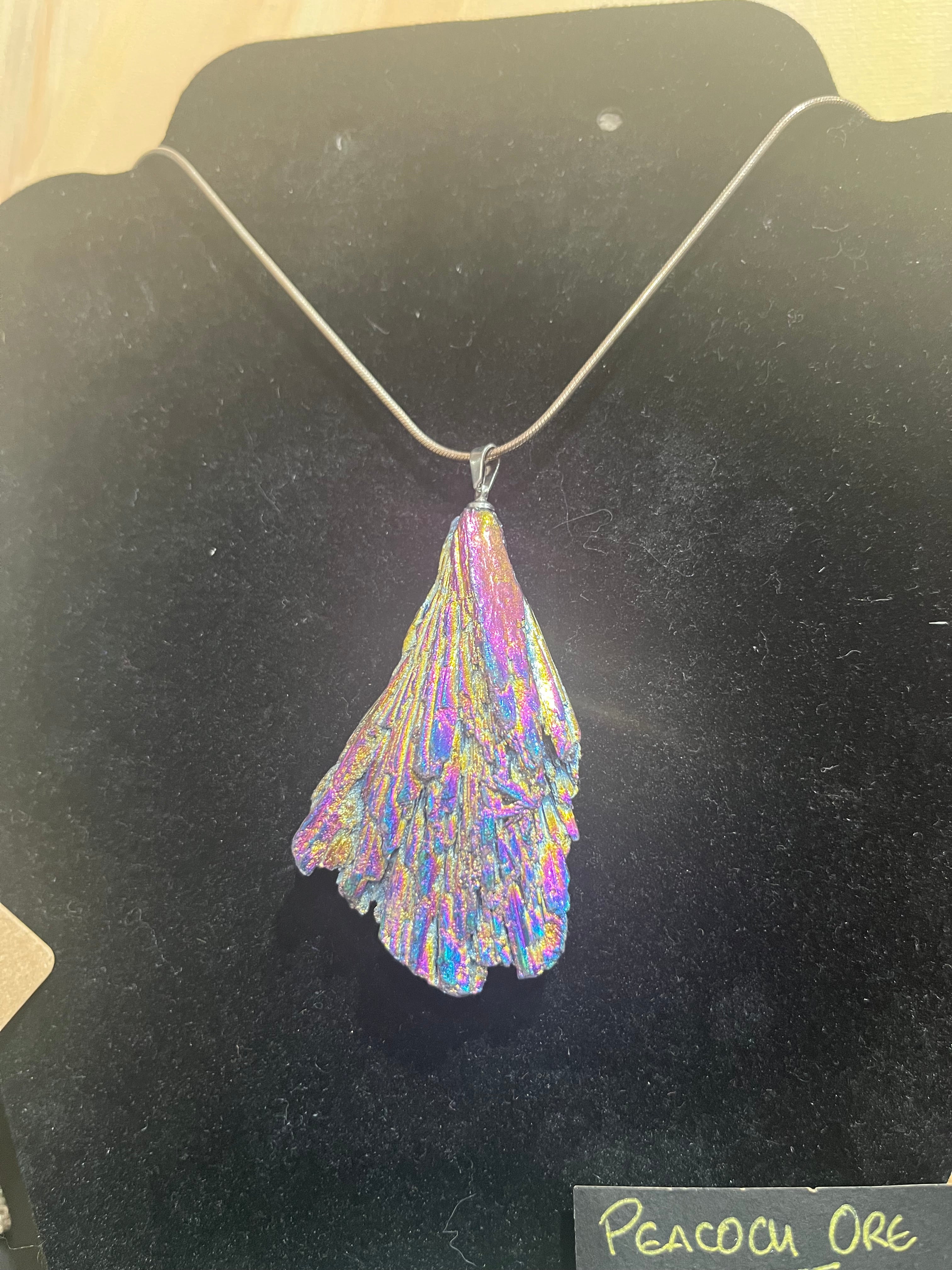 Peacock Ore Necklace