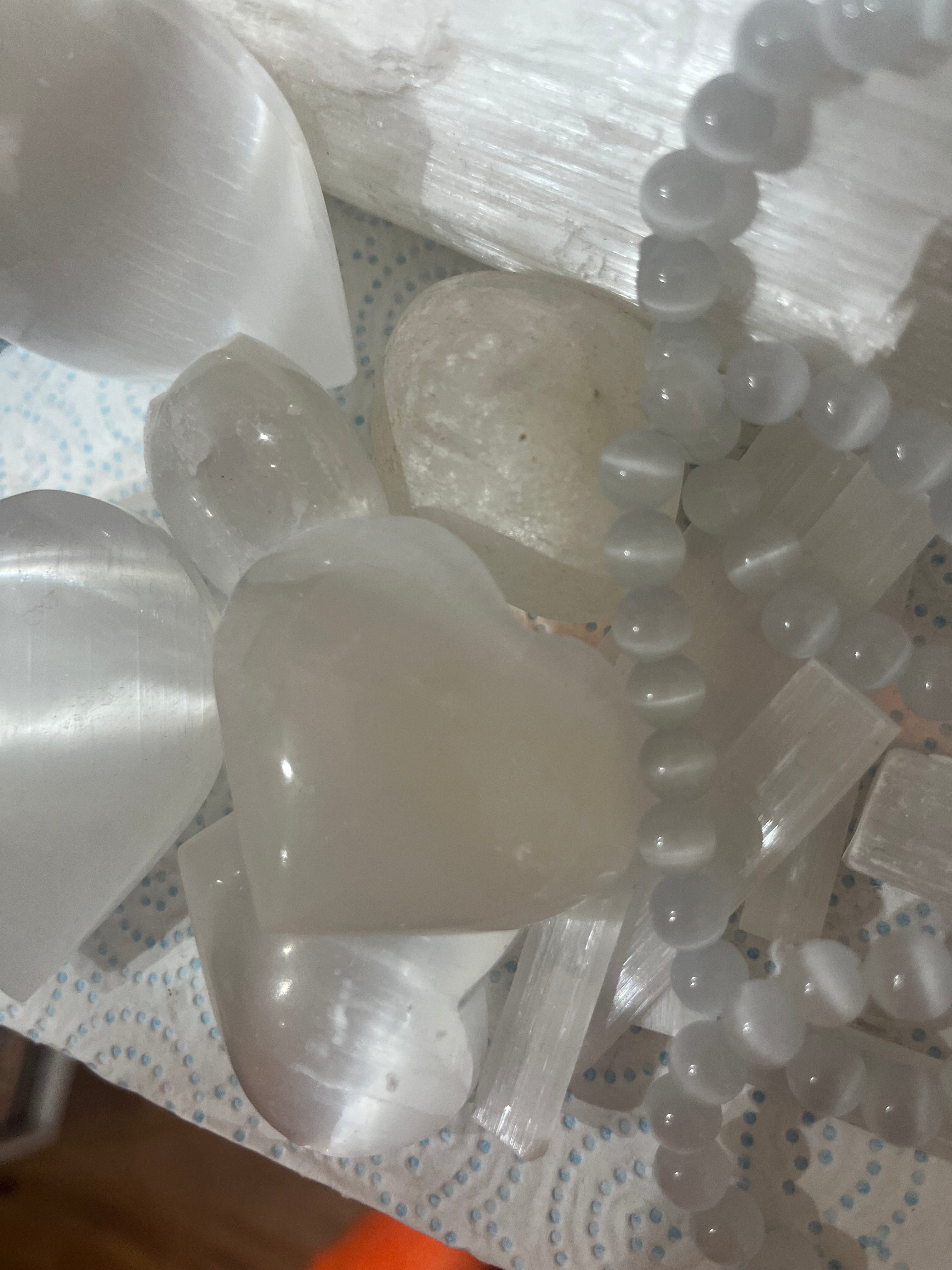 Small Selenite Heart