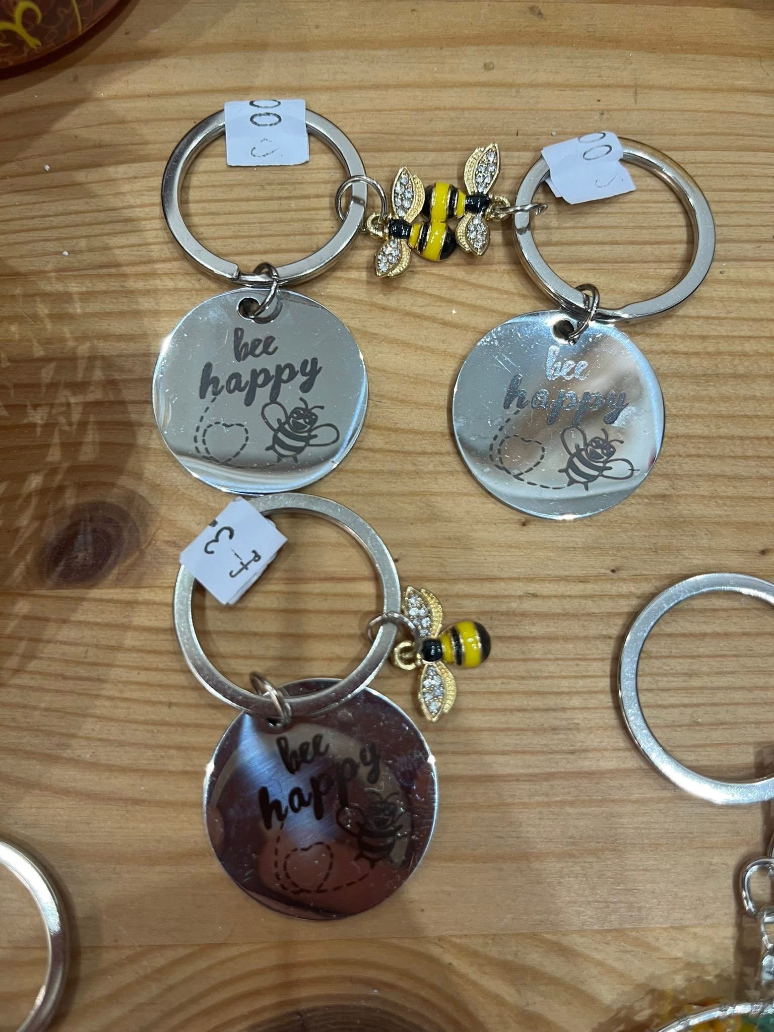 Be Happy Keyrings