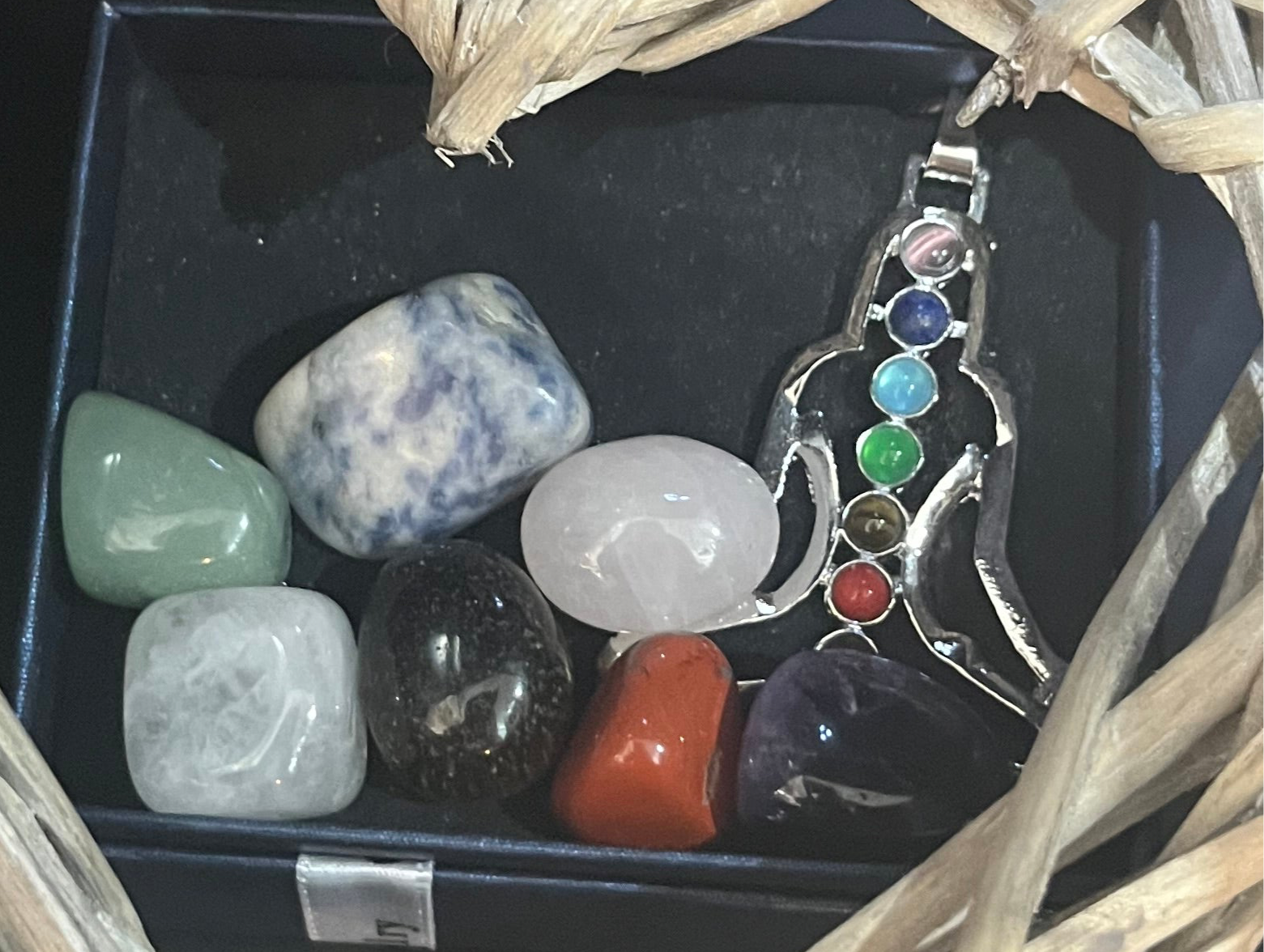 Crystal Chakra Set with Chakra Necklace