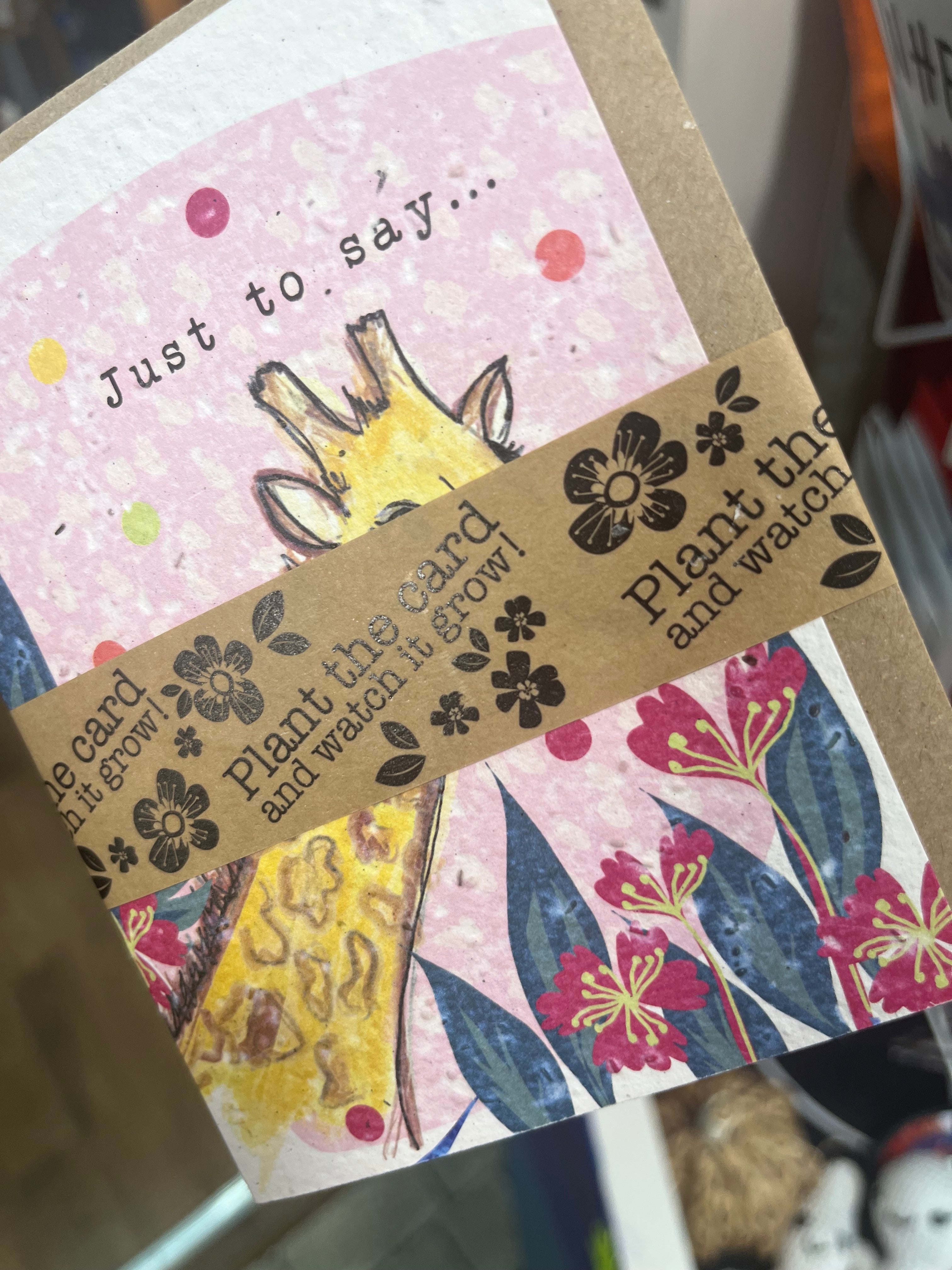 Wildflower Seeds Greetings Card