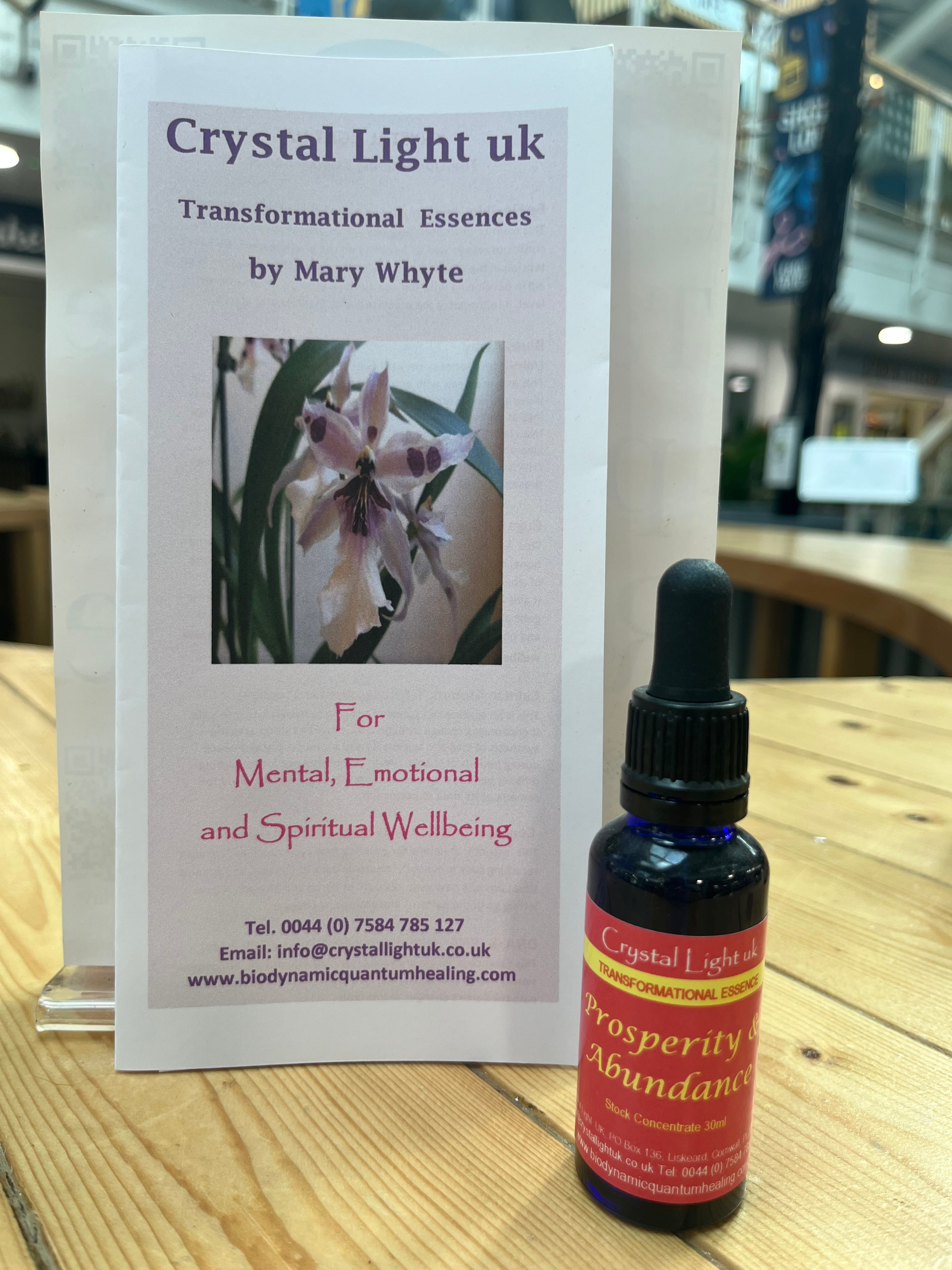 Crystal Light uk - Prosperity & Abundance - Transformational Essence 30ml