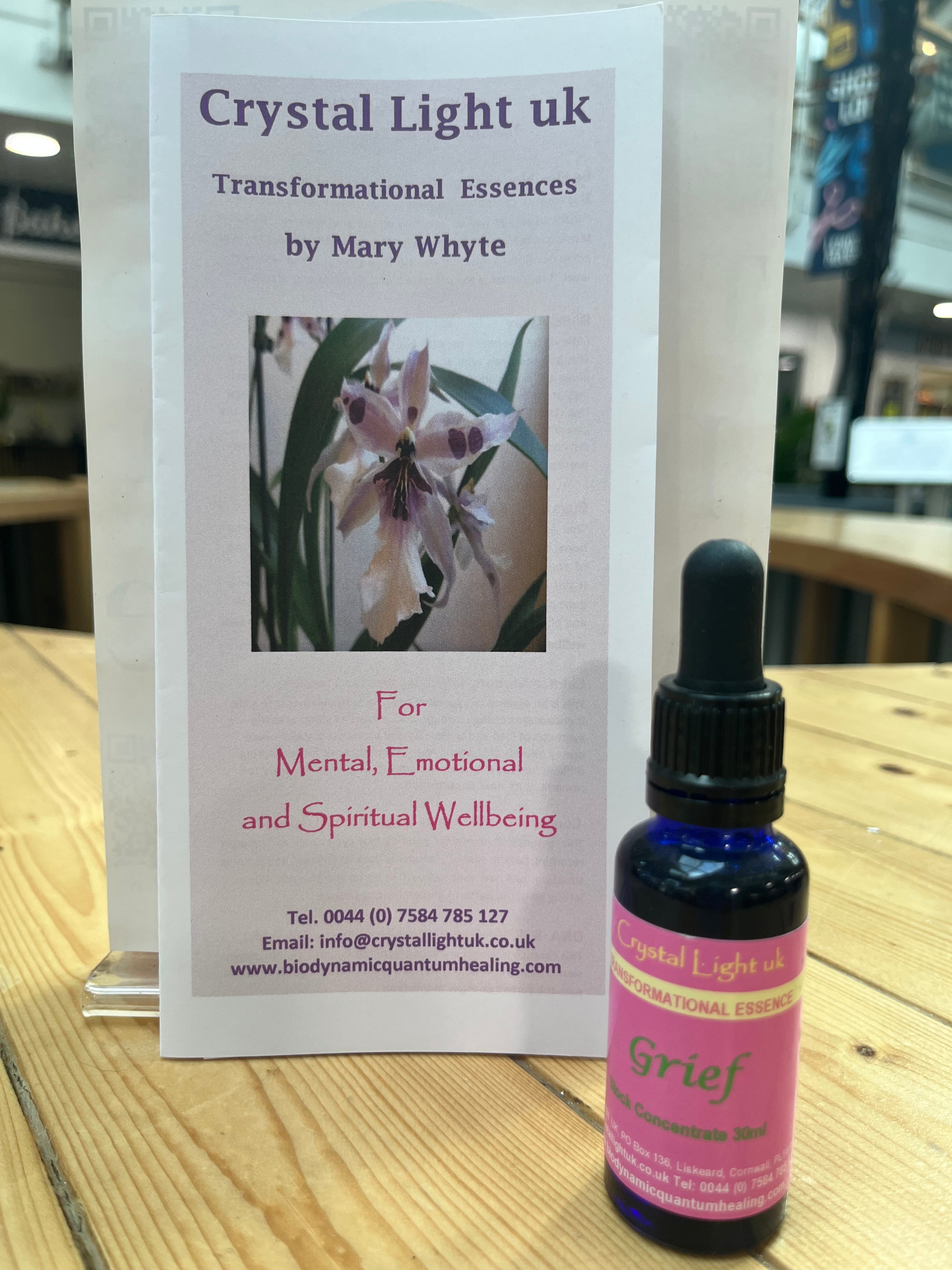 Crystal Light uk - Grief - Transformational Essence 30ml