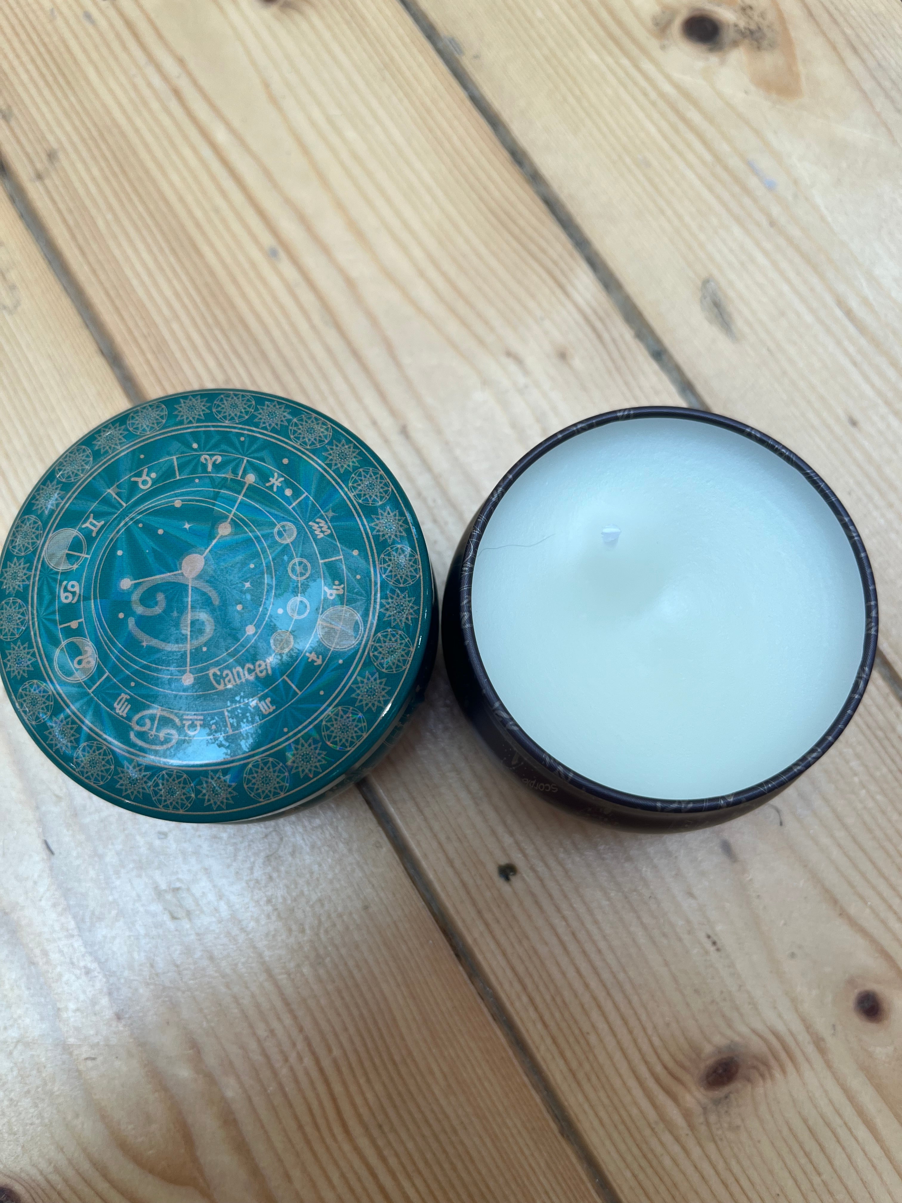 Cancer - Healing Crystal Candle