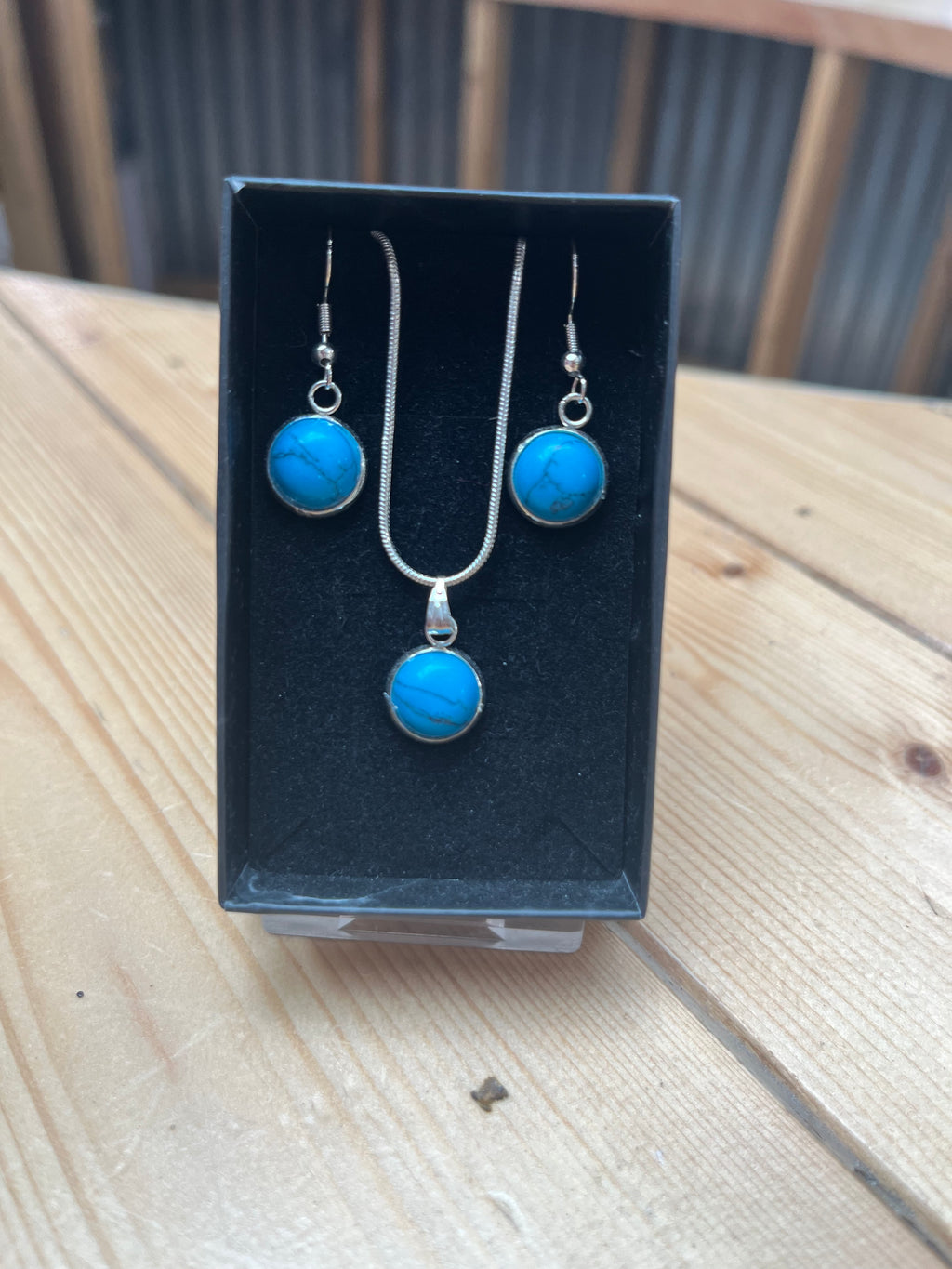 Turquoise Necklace & Earing Set