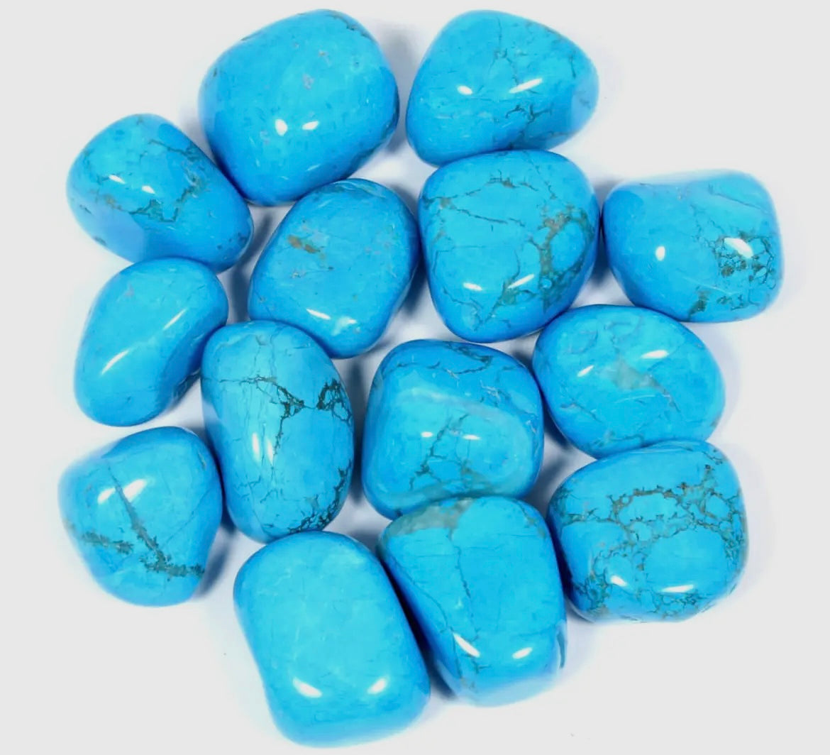 Blue Howlite Tumble Stones