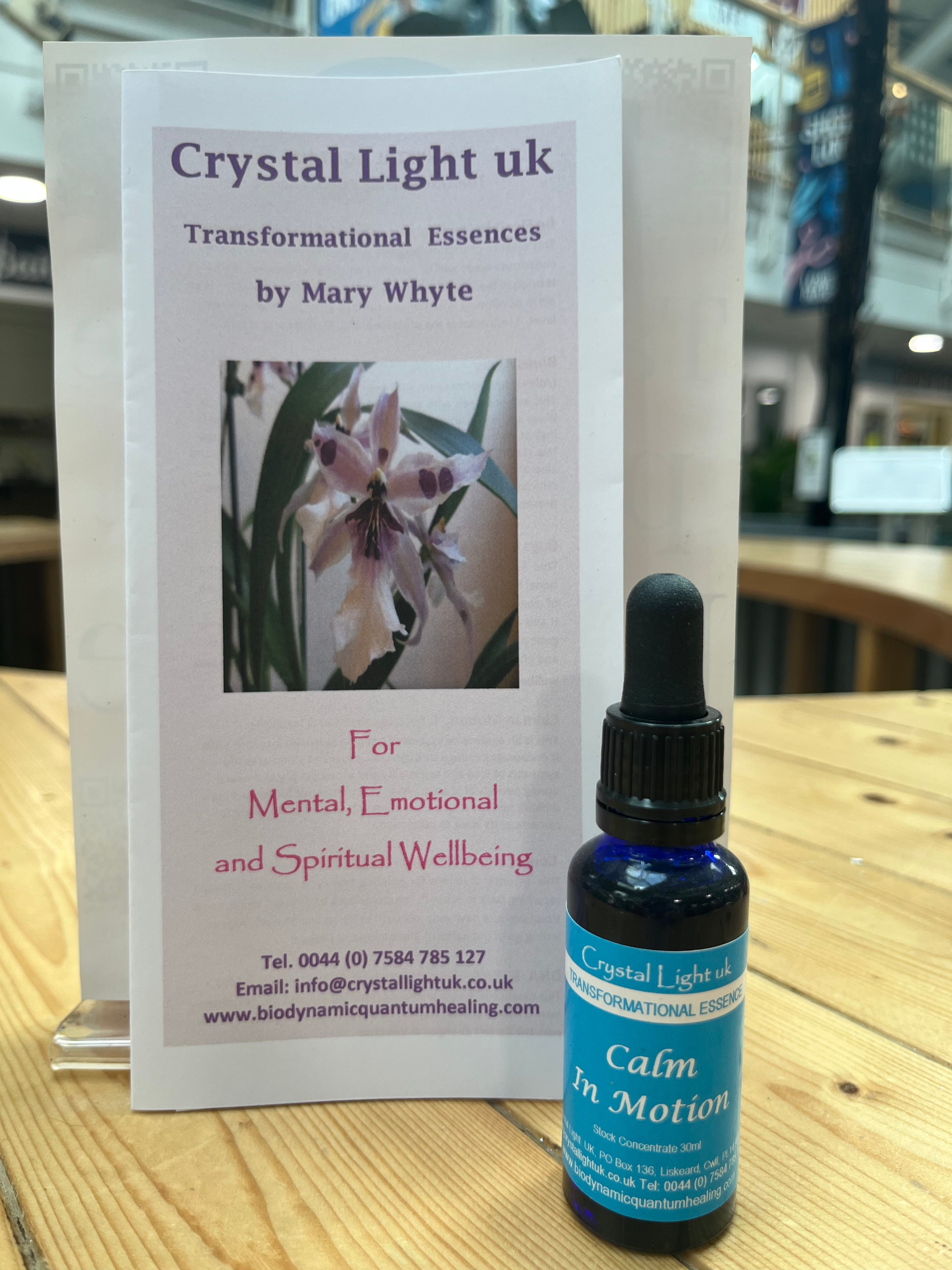 Crystal Light uk - Calm in Motion - Transformational Essence 30ml