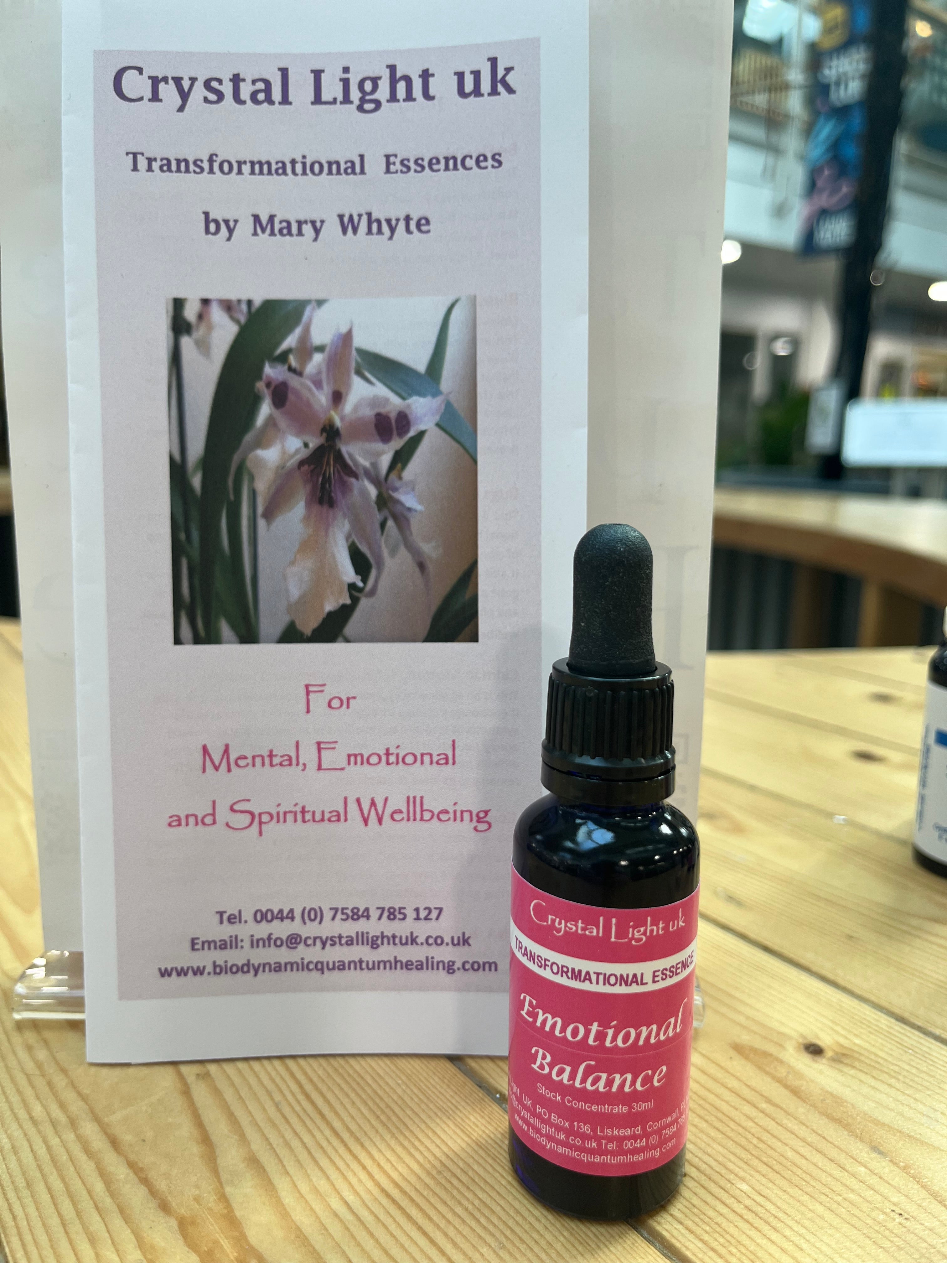 Crystal Light uk - Emotional Balance - Transformational Essence 30ml