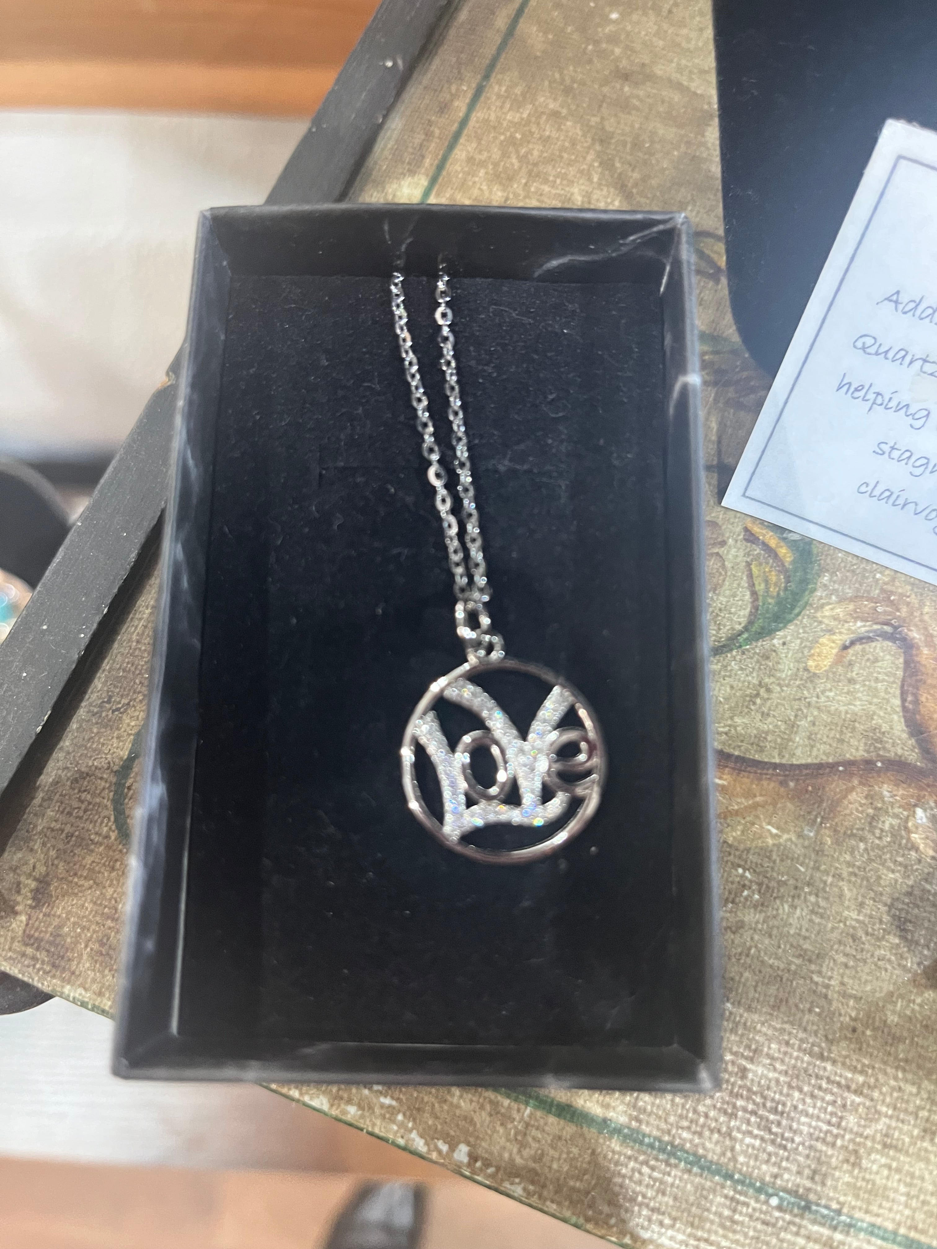 Sparkly Love Necklace