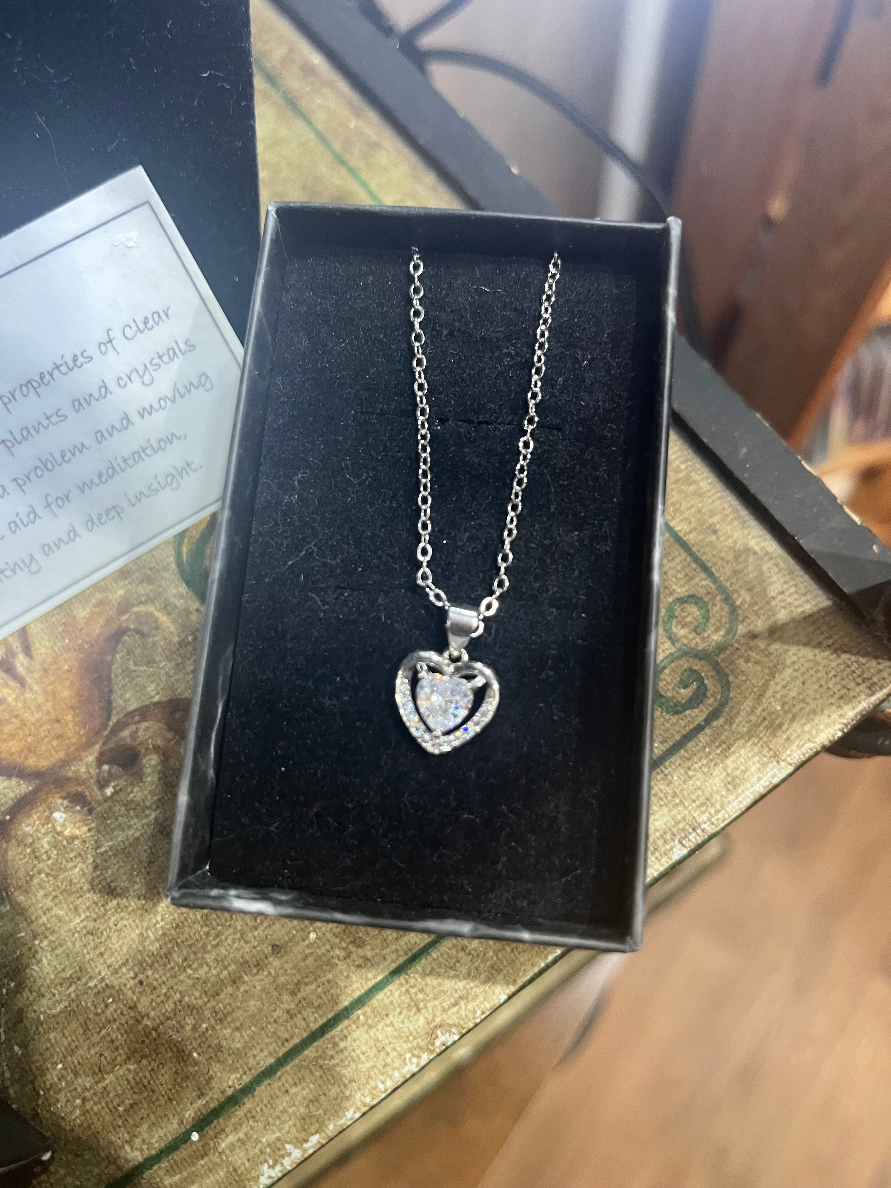 Zirconia Heart Necklace