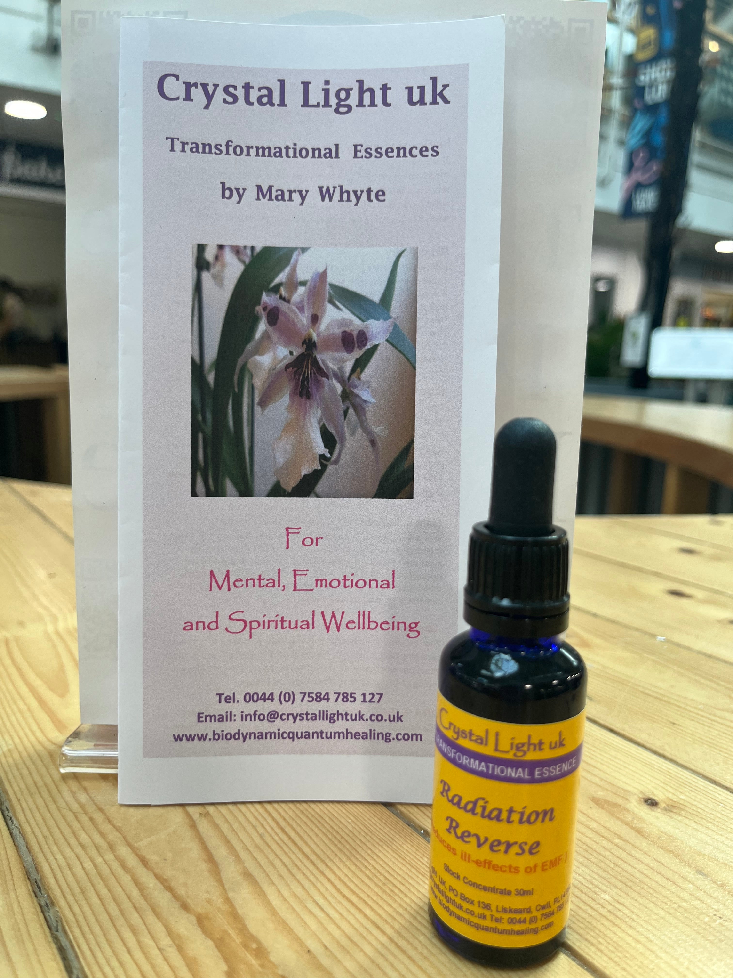 Crystal Light uk - Radiation Reverse - Transformational Essence 30ml